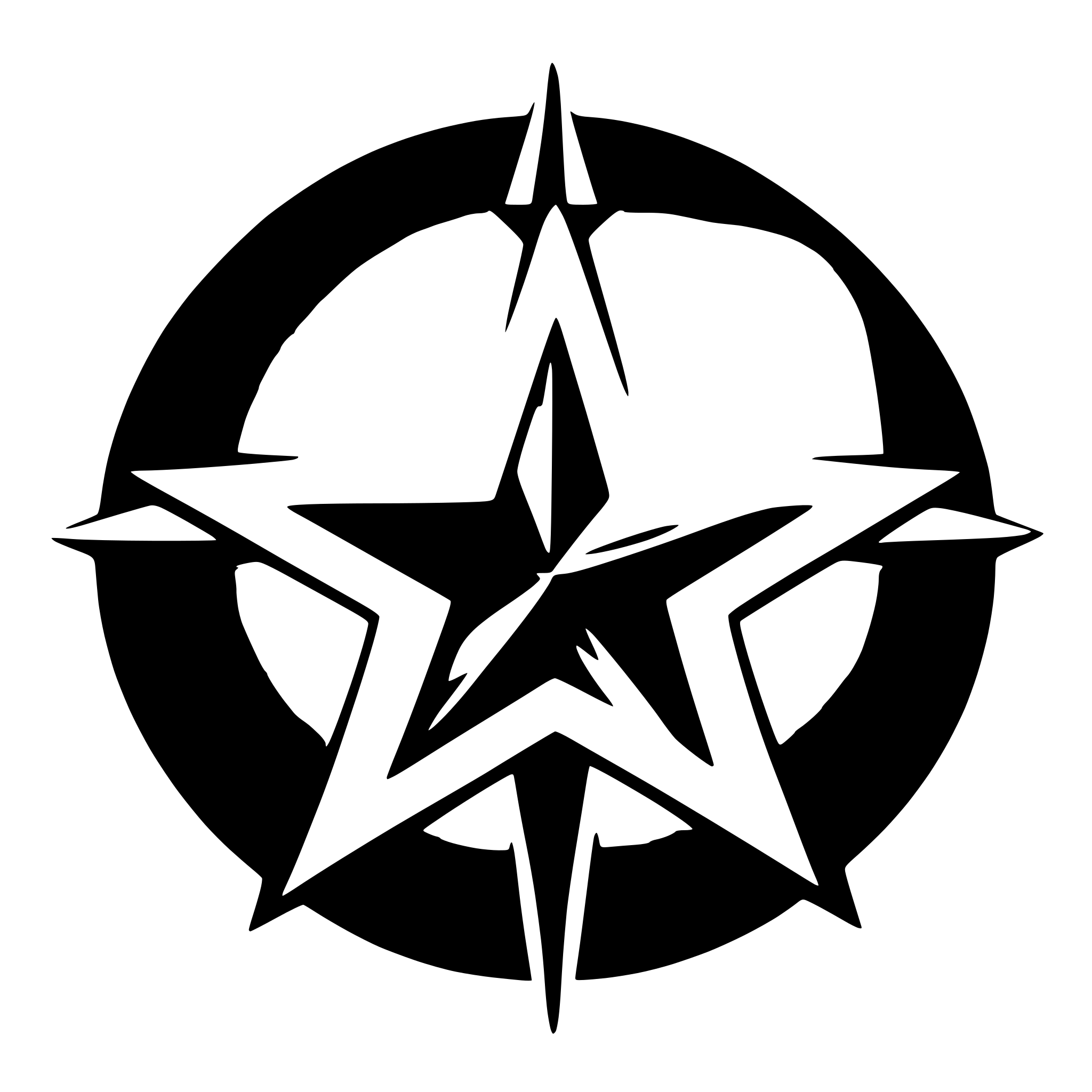 AI-generated SVG of a 5 point star