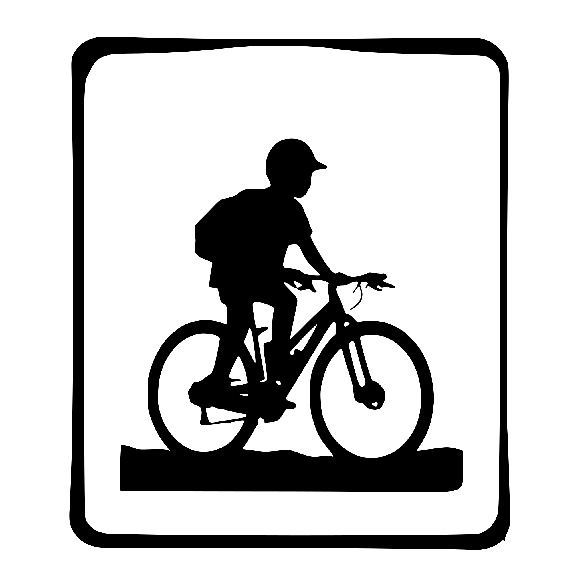 AI-generated SVG of 'mountainbike breaking a picture frame'