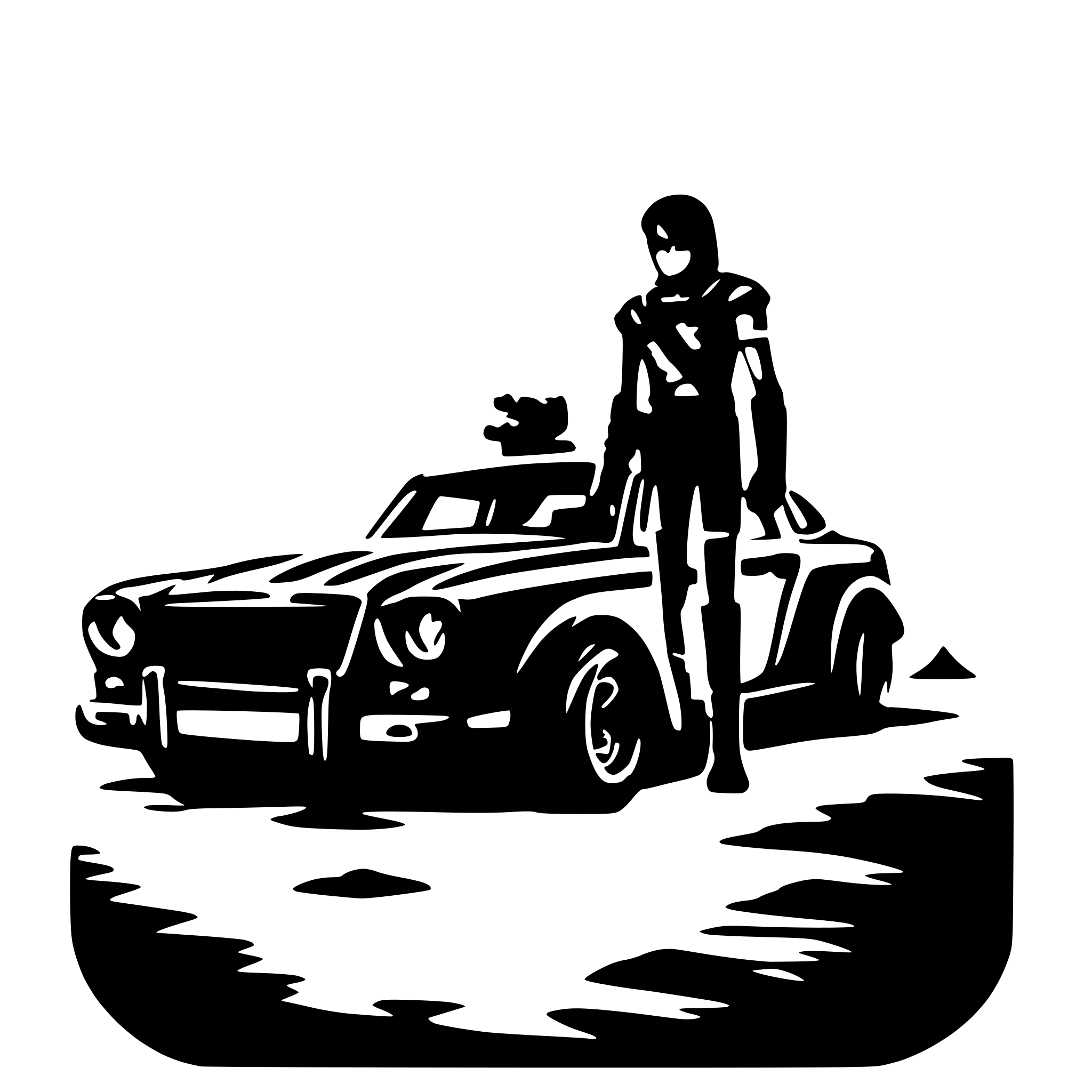 AI-generated SVG of a Mad Max movie poster