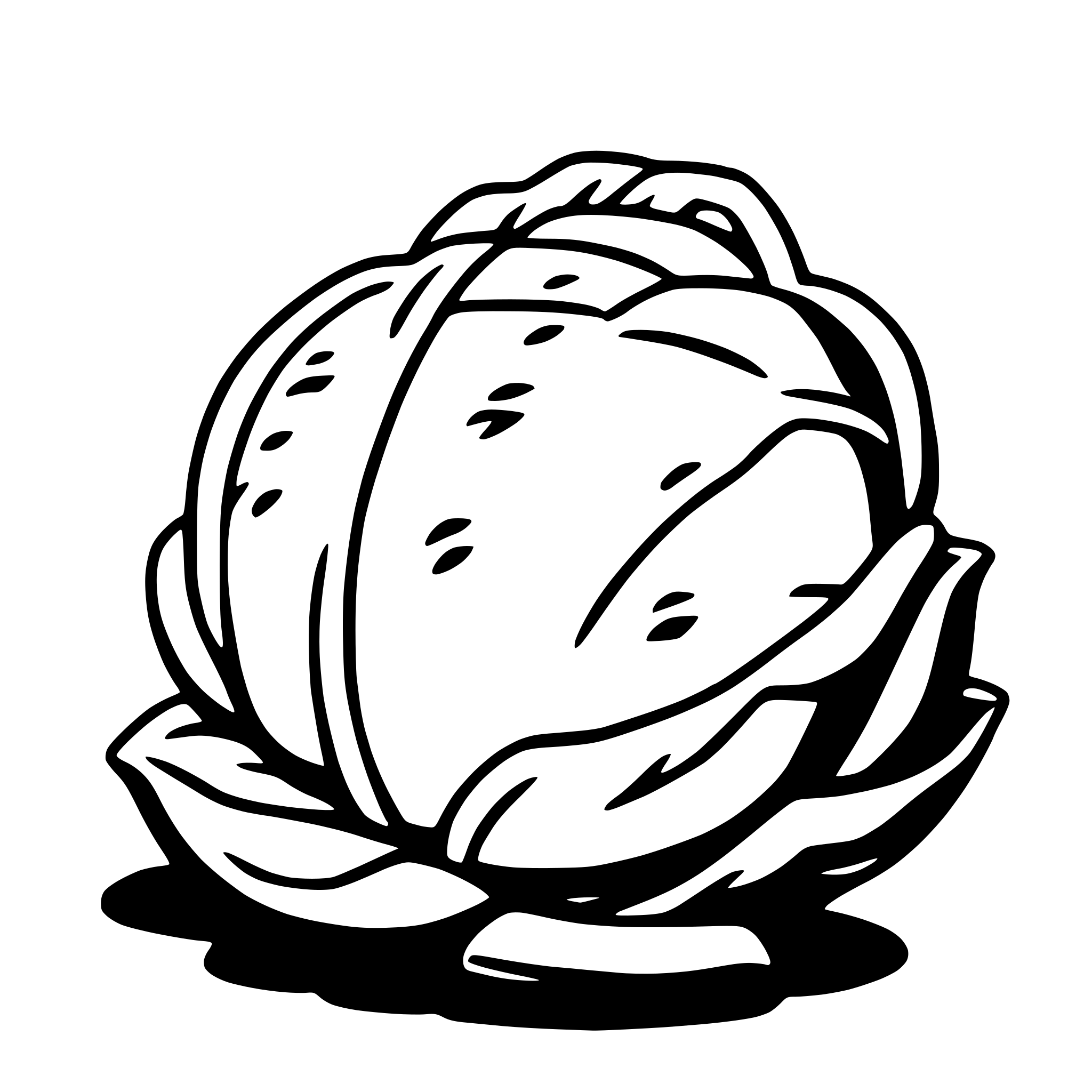 AI-generated SVG of 'brussels sprout'