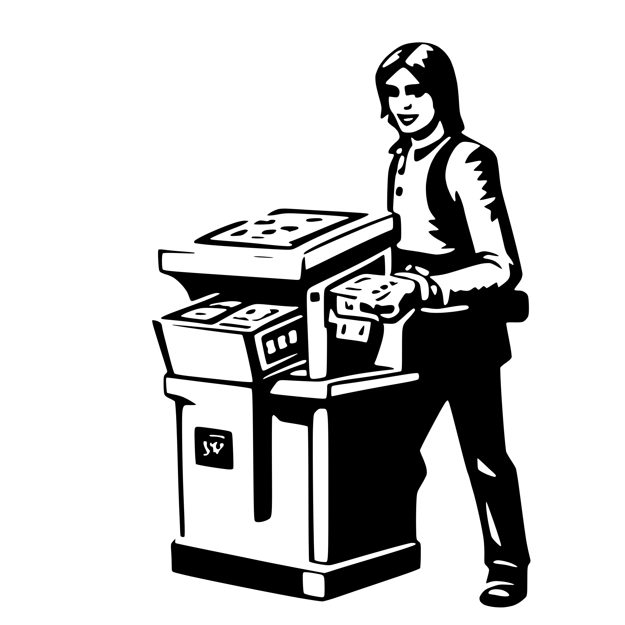 AI-generated SVG of a Animated cash loader
