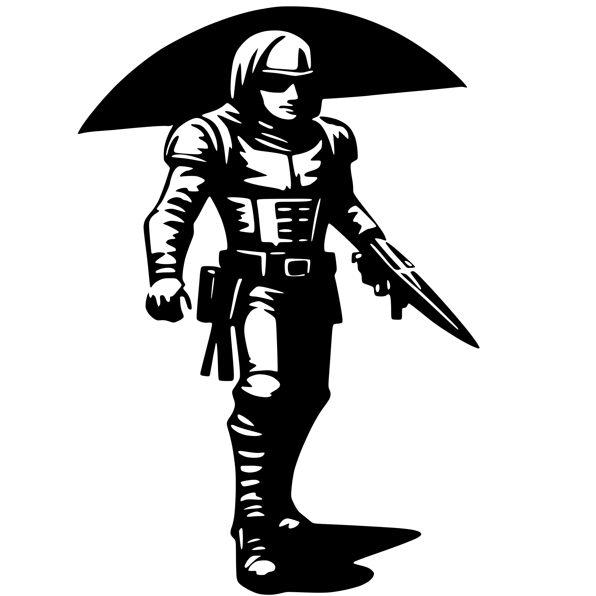 AI-generated SVG of 'enforcer'