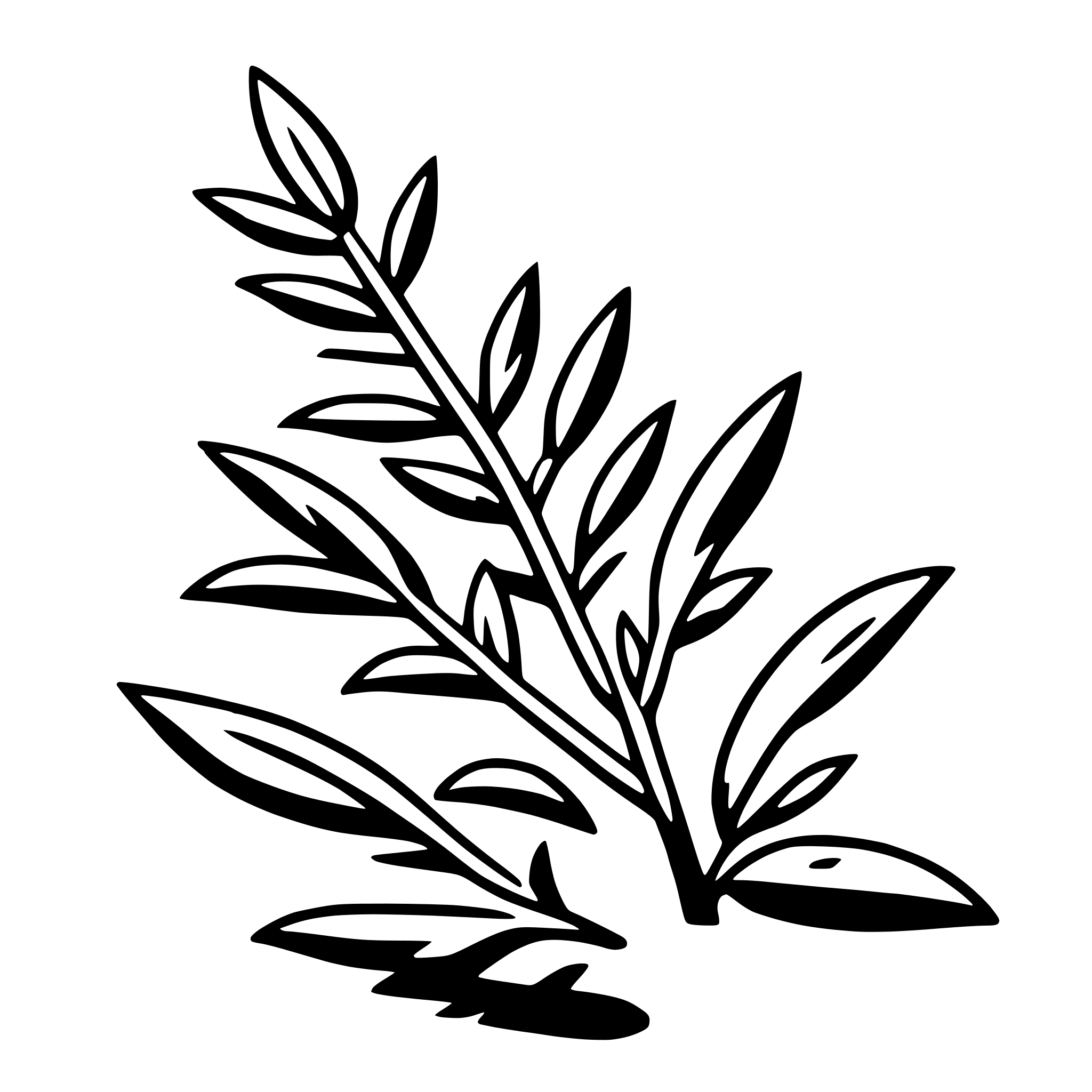 AI-generated SVG of a rosemary