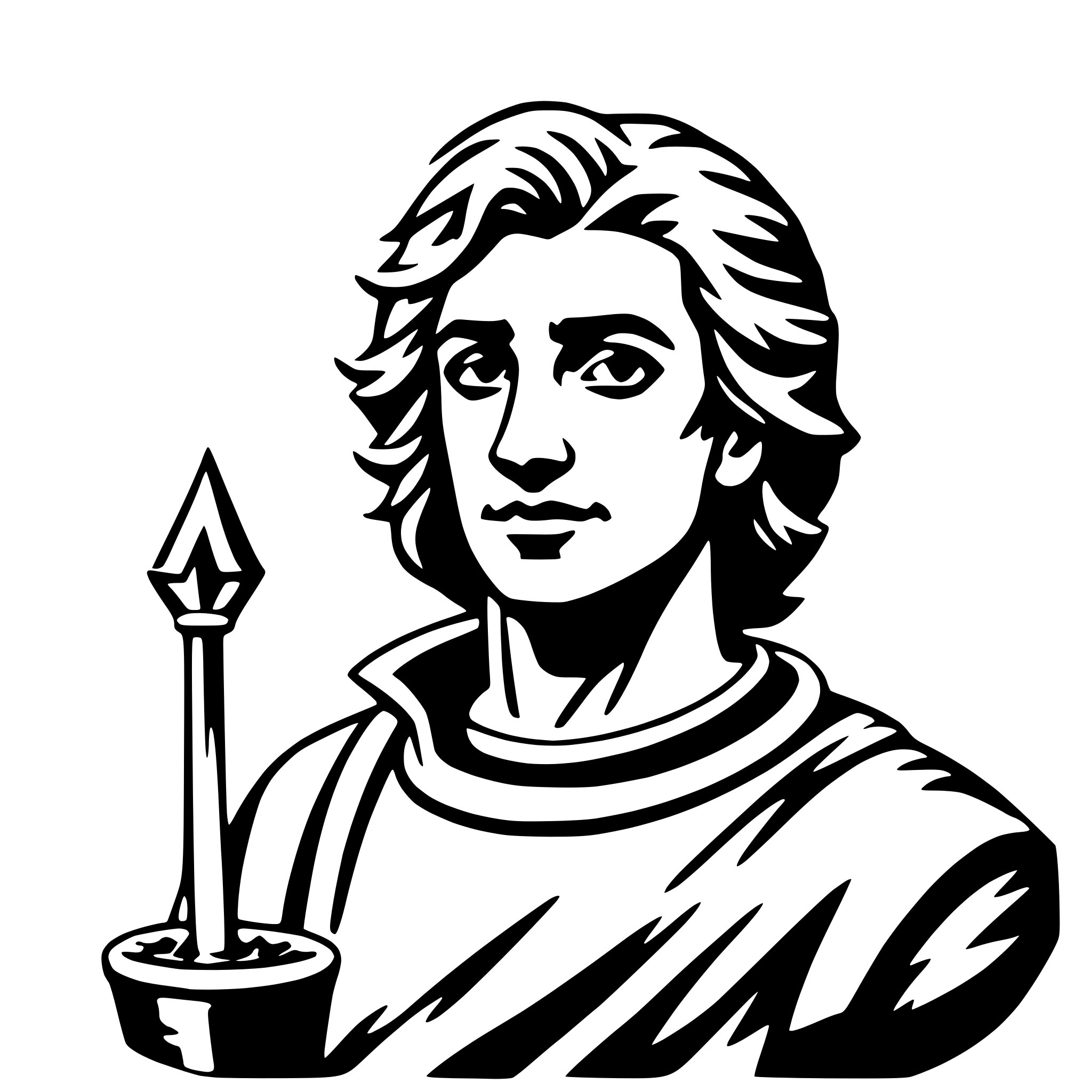 AI-generated SVG of a hephaestus