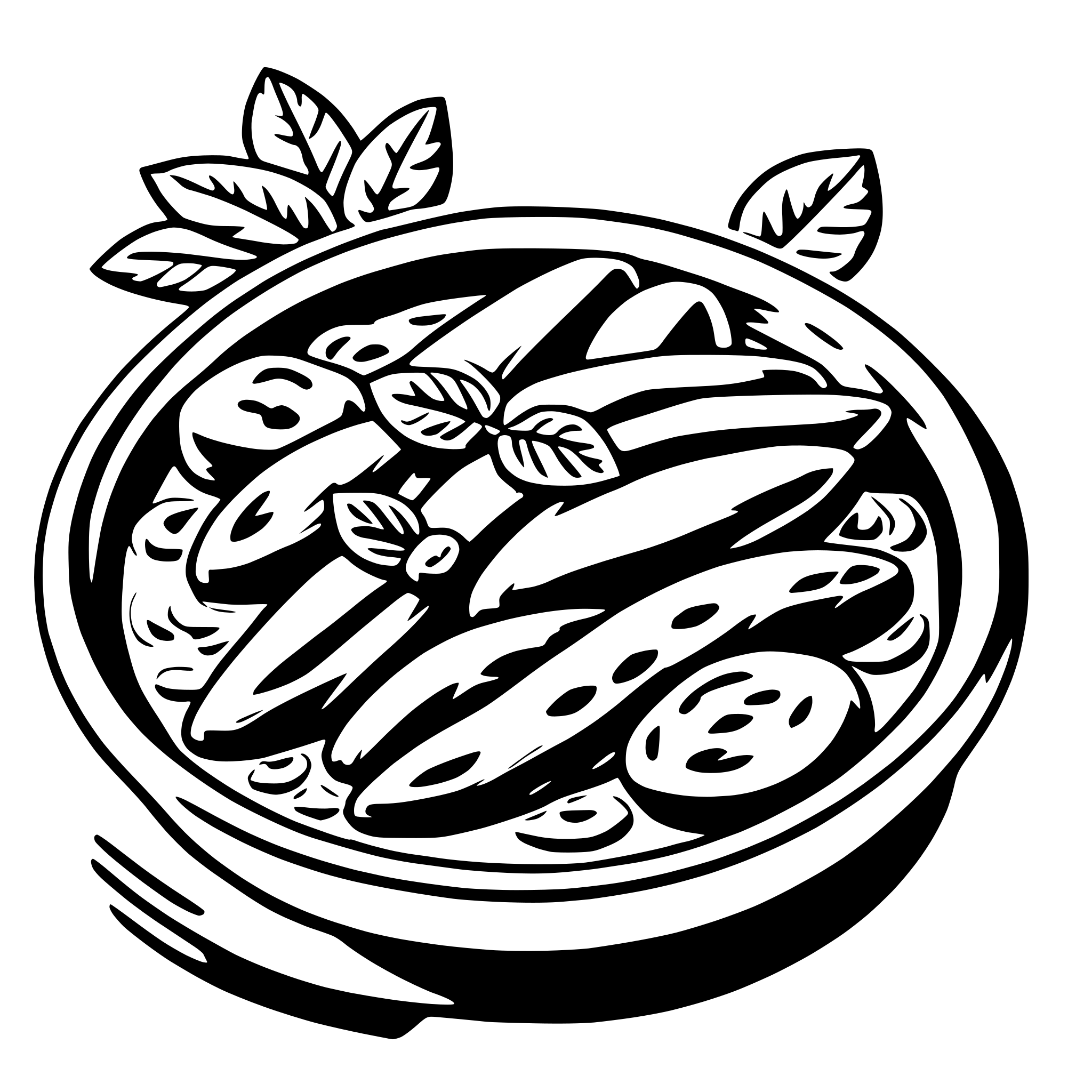 AI-generated SVG of 'stroganoff'