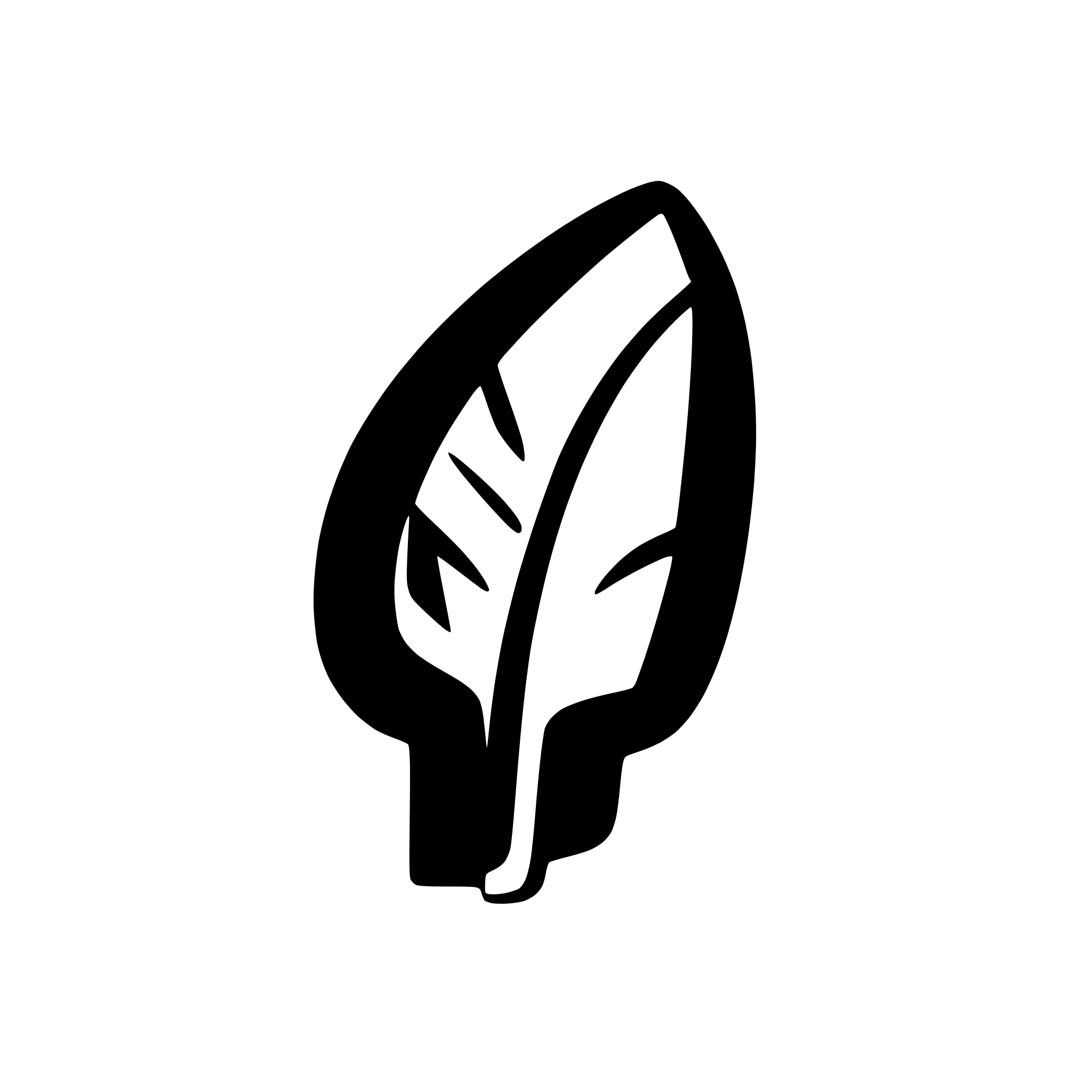 AI-generated SVG of a create quill icon, just the quill do no add anything else