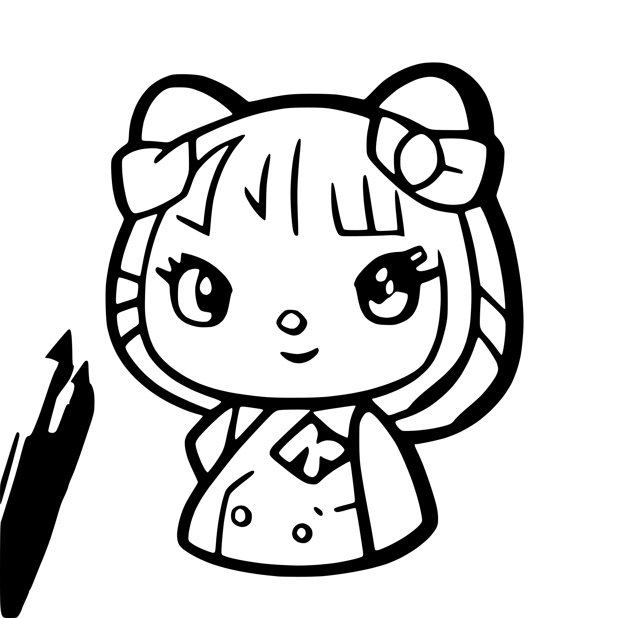 AI-generated SVG of a hello Kitty