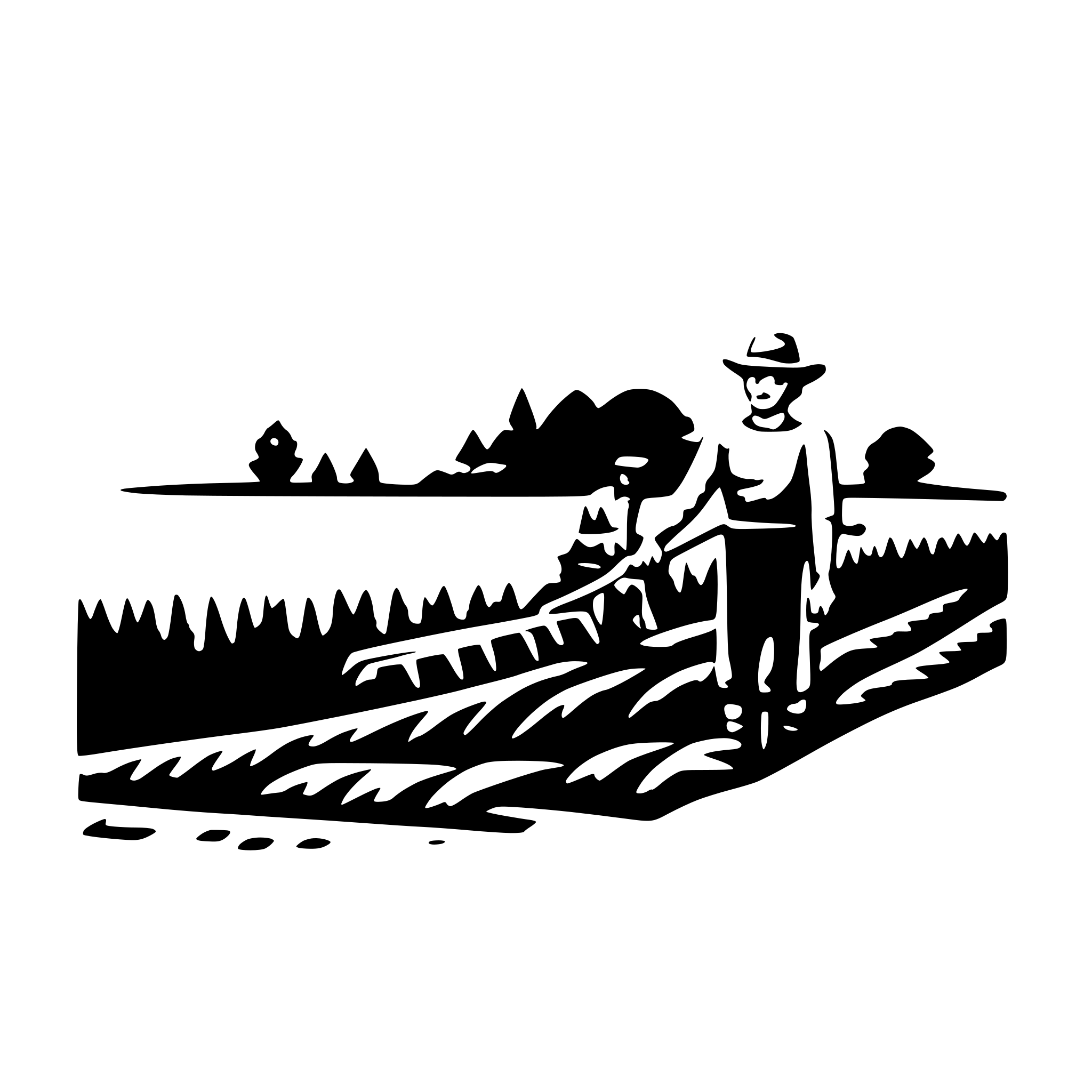 AI-generated SVG of 'A farmer ploughing his field'