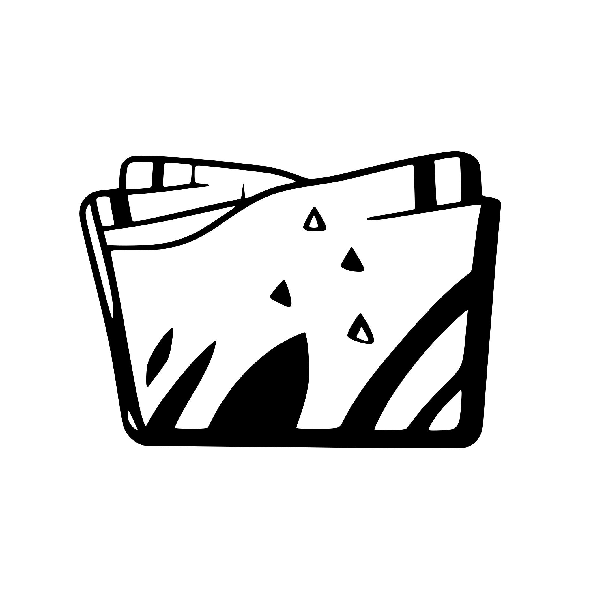 AI-generated SVG of a folder file