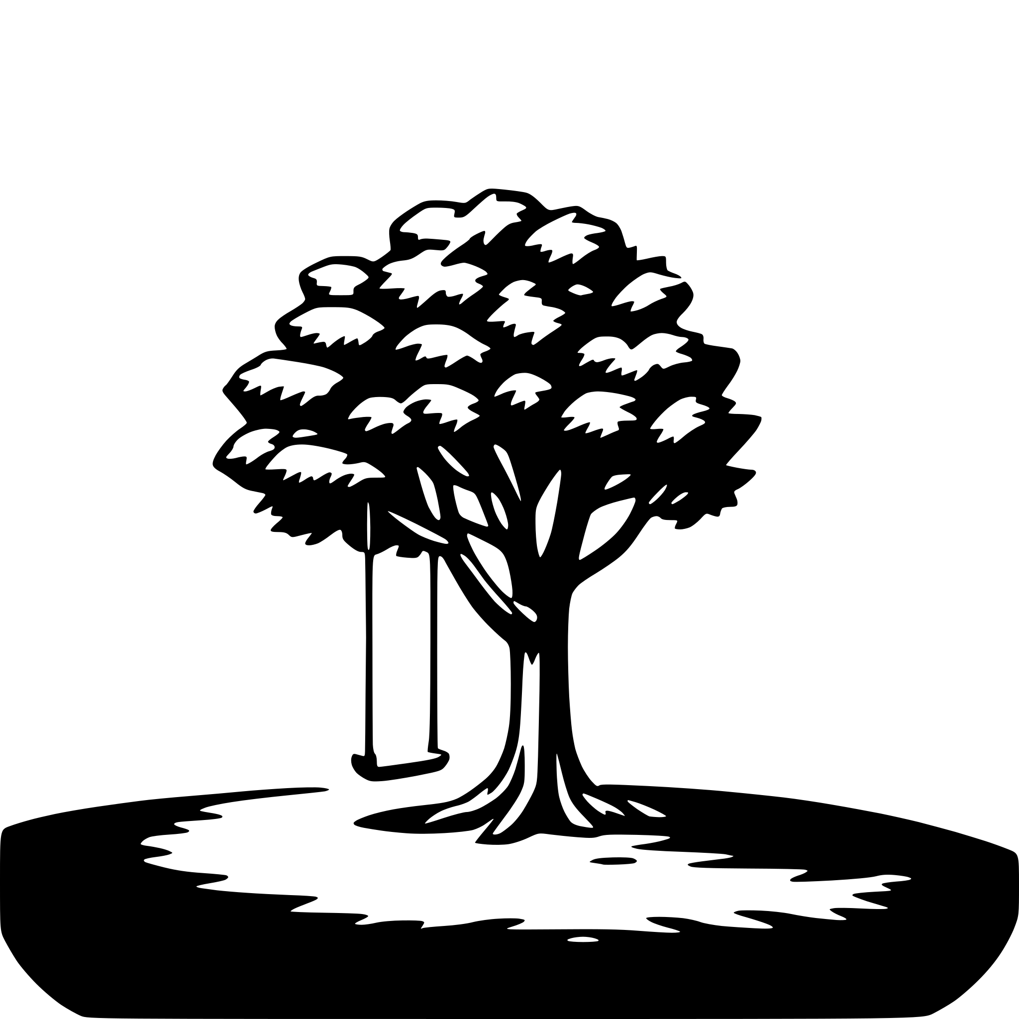 AI-generated SVG of a tree and swing