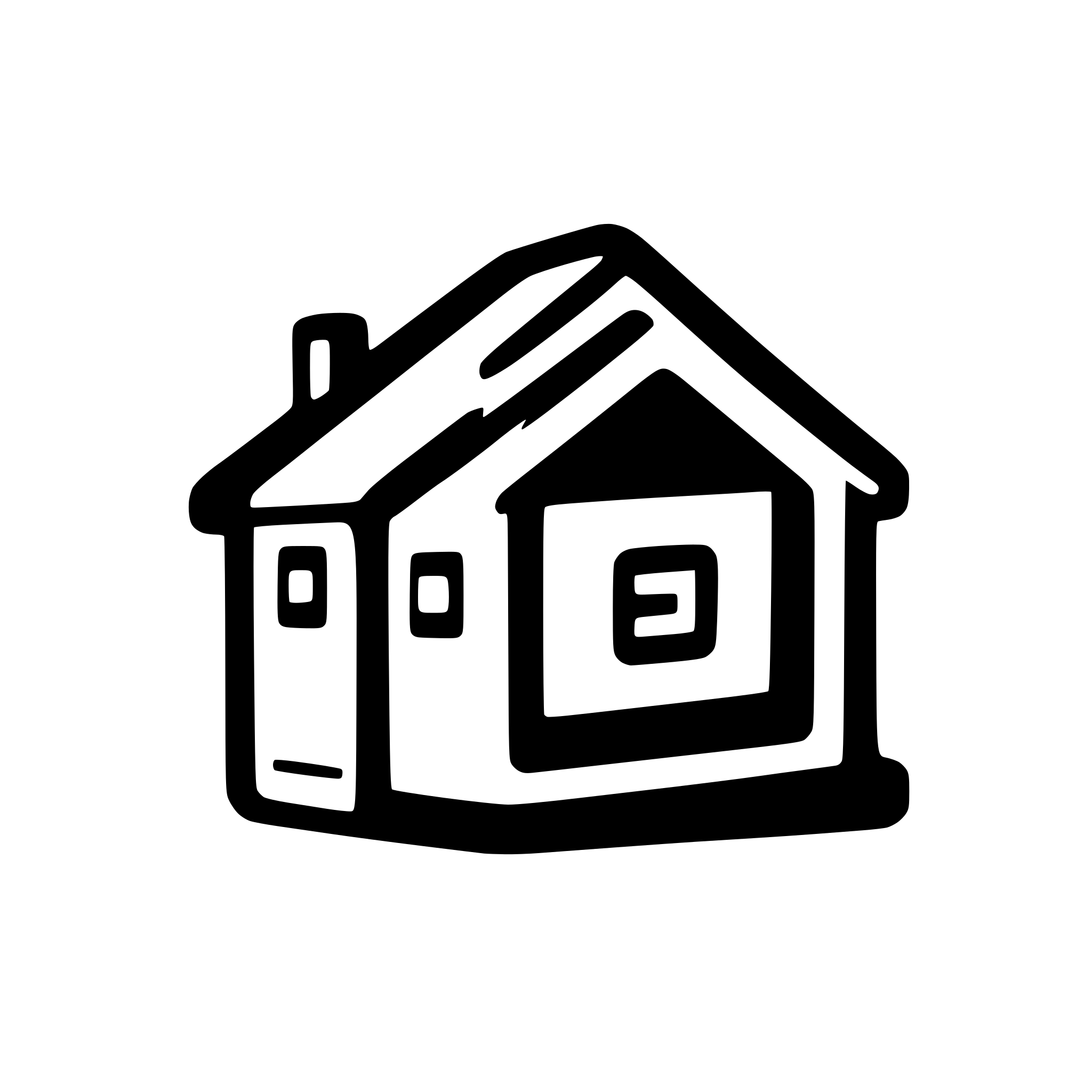 AI-generated SVG of a house
