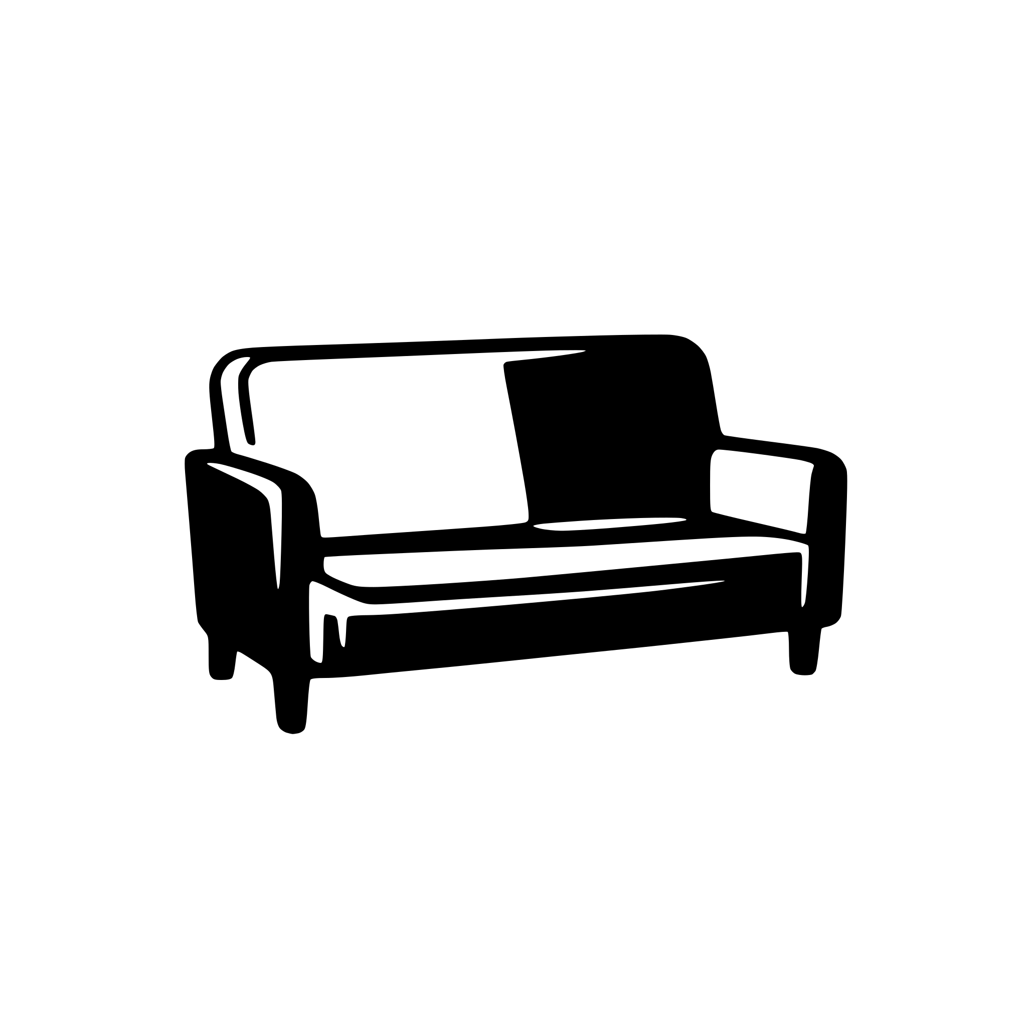 AI-generated SVG of a couch