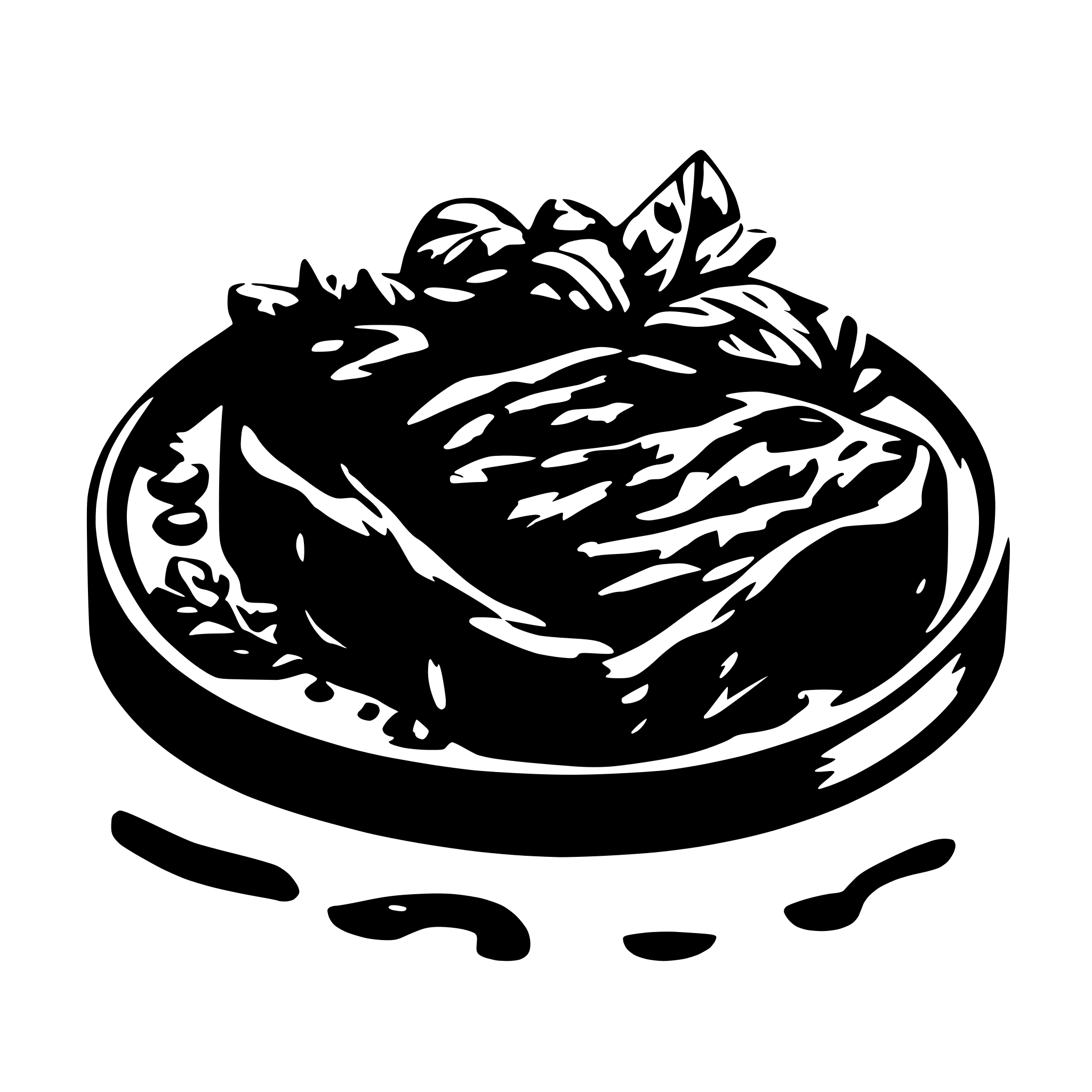 AI-generated SVG of 'cooked beef'