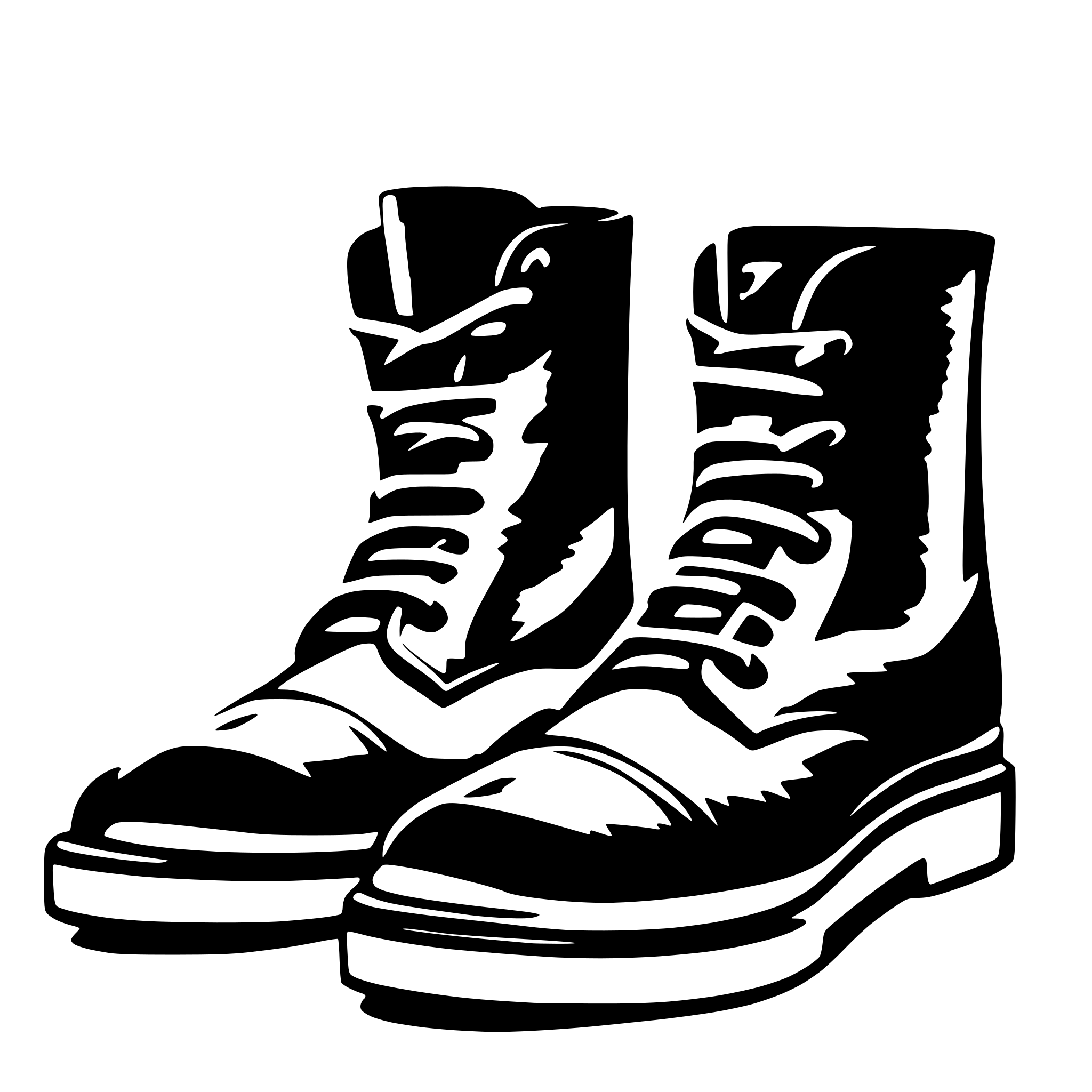 AI-generated SVG of 'shoes'