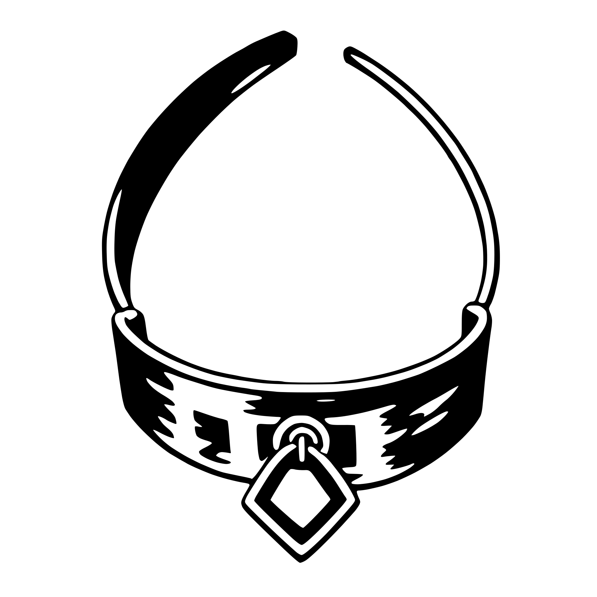 AI-generated SVG of a choker
