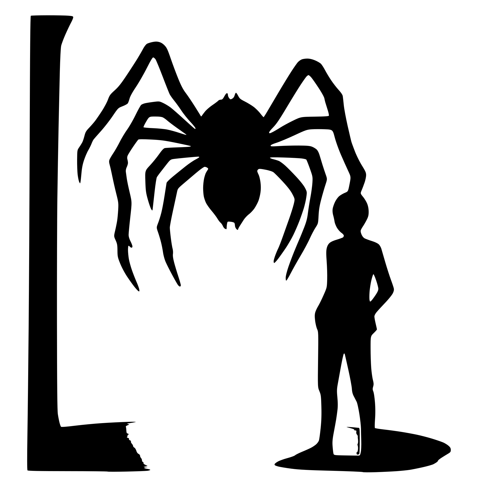 AI-generated SVG of a A giant spider with large fangs standing over a person AI-generated SVG of a A giant spider with large fangs standing over a person