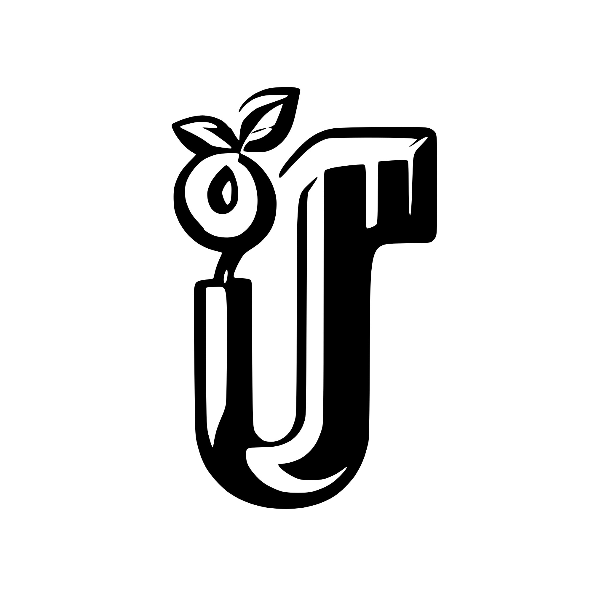 AI-generated SVG of a Create a simple logo of the PI symbol but the left leg of the symbol is the letter J