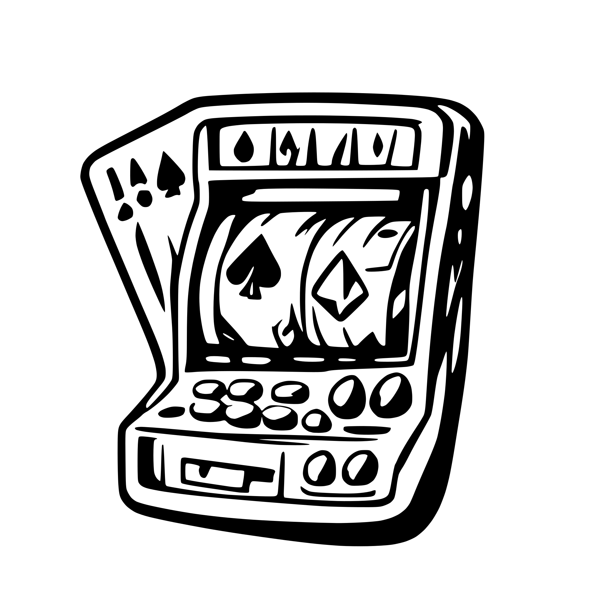 AI-generated SVG of a casino slots