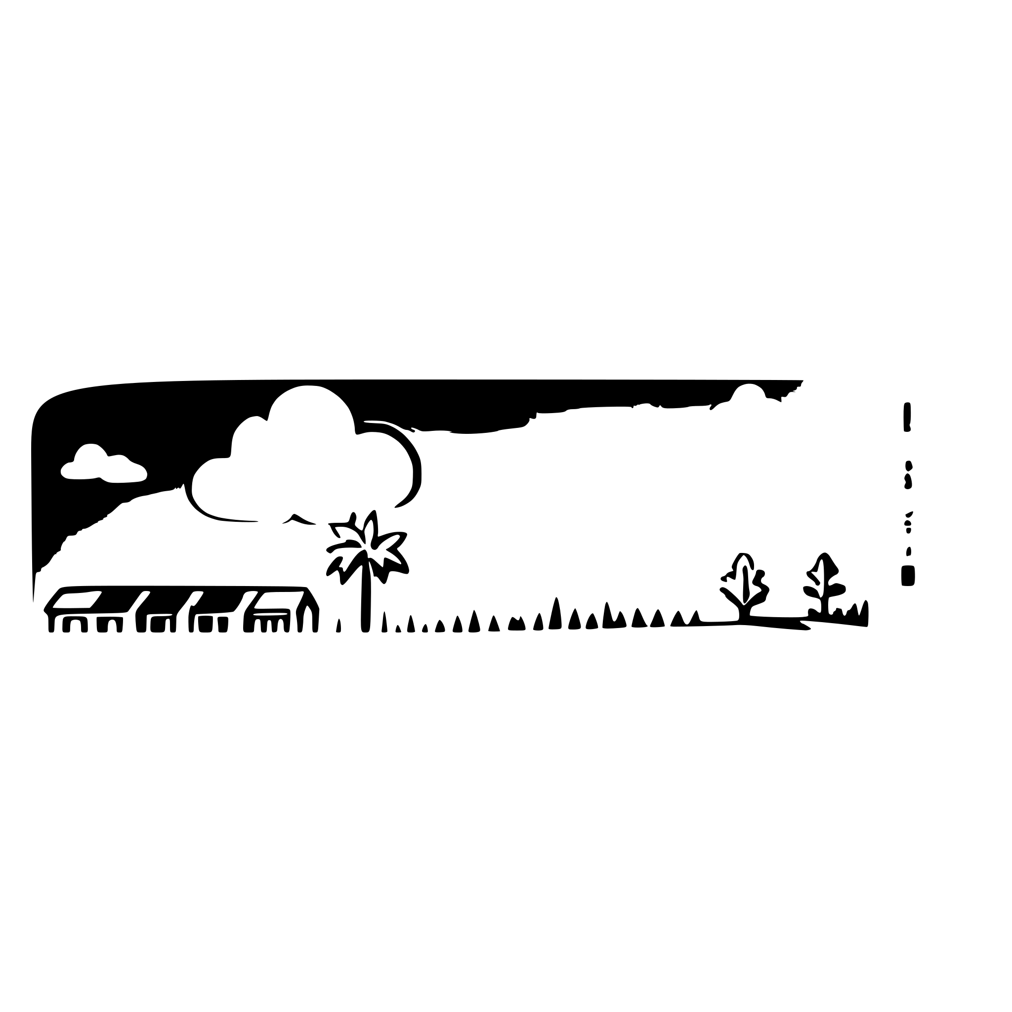 AI-generated SVG of a grassland with cloud school library