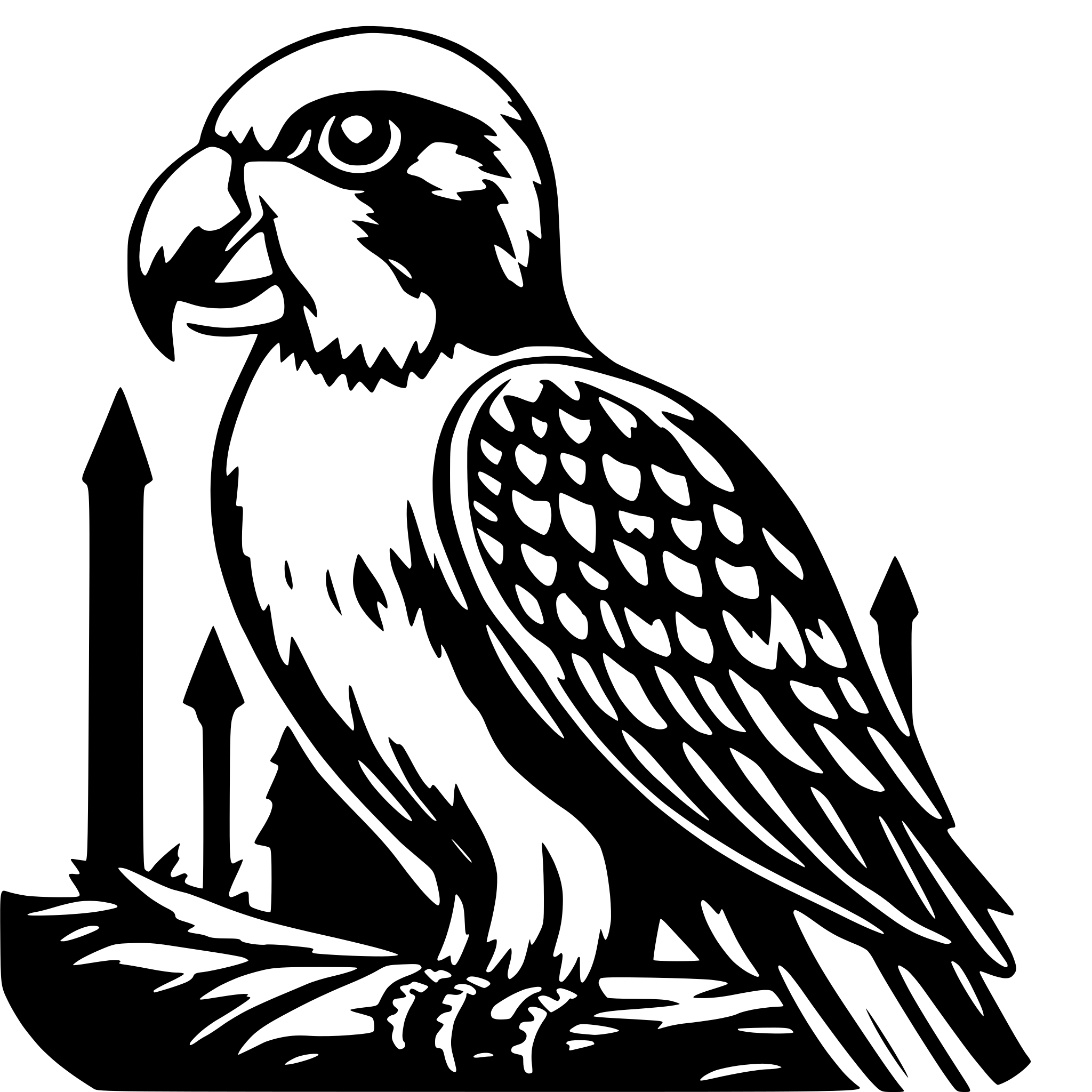 AI-generated SVG of 'ein doppeladler'