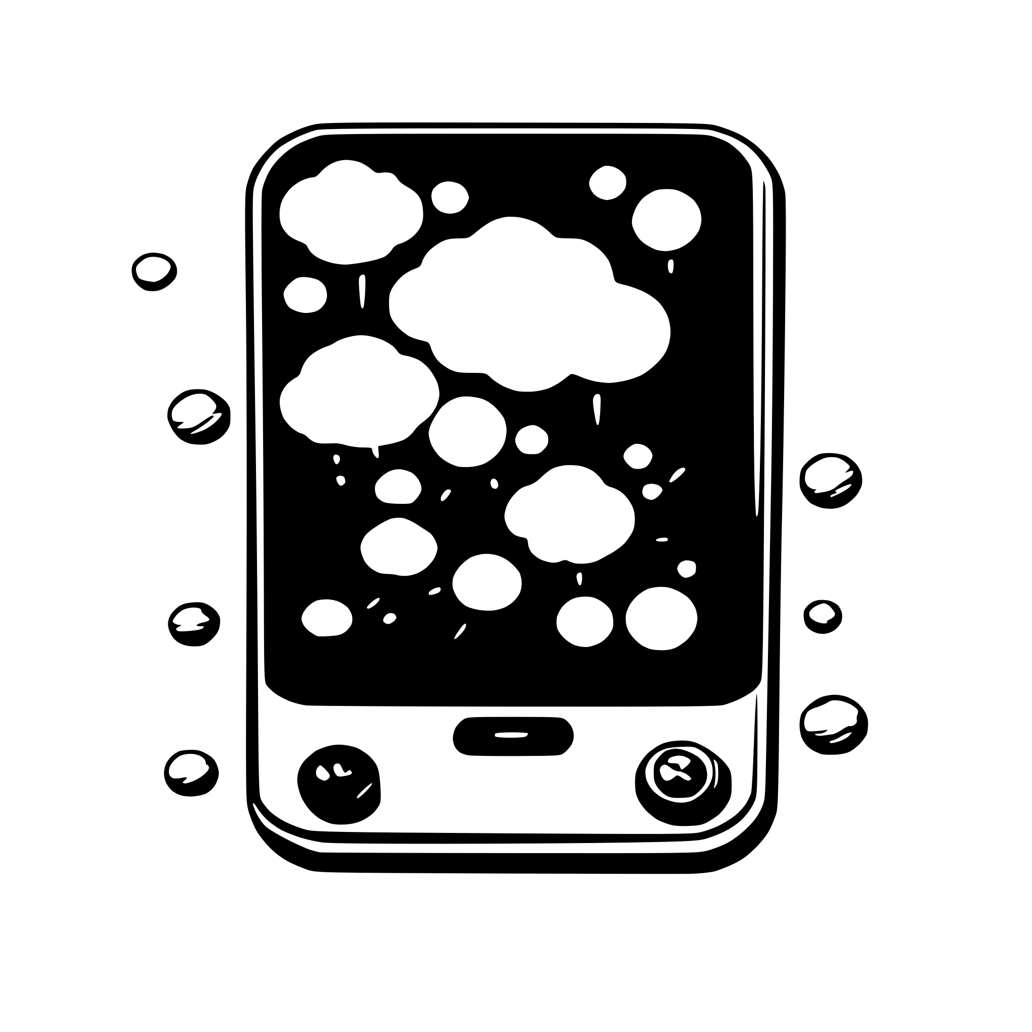 AI-generated SVG of a A smartphone with notification bubbles popping up on the screen. AI-generated SVG of a A smartphone with notification bubbles popping up on the screen.
