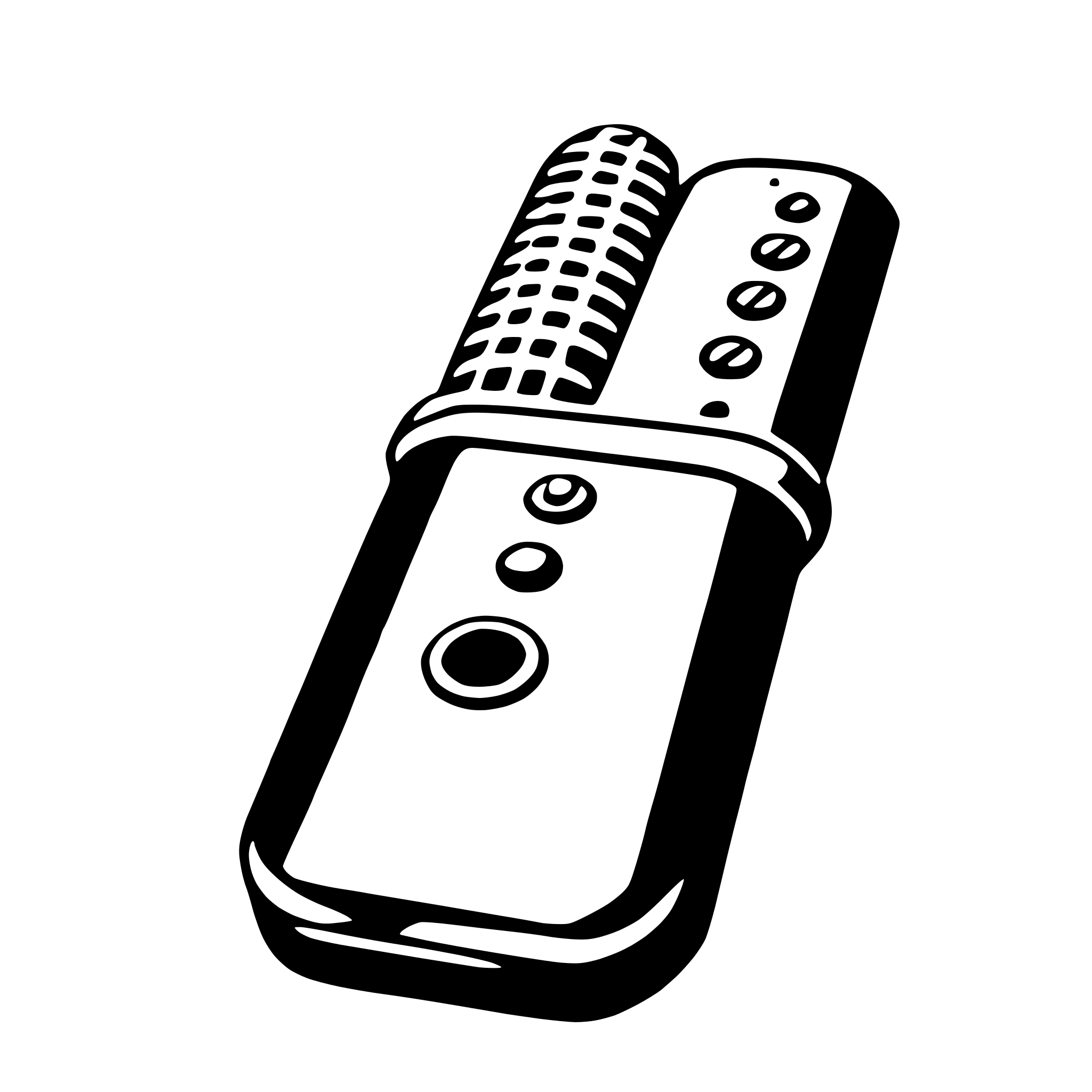 AI-generated SVG of a recorder