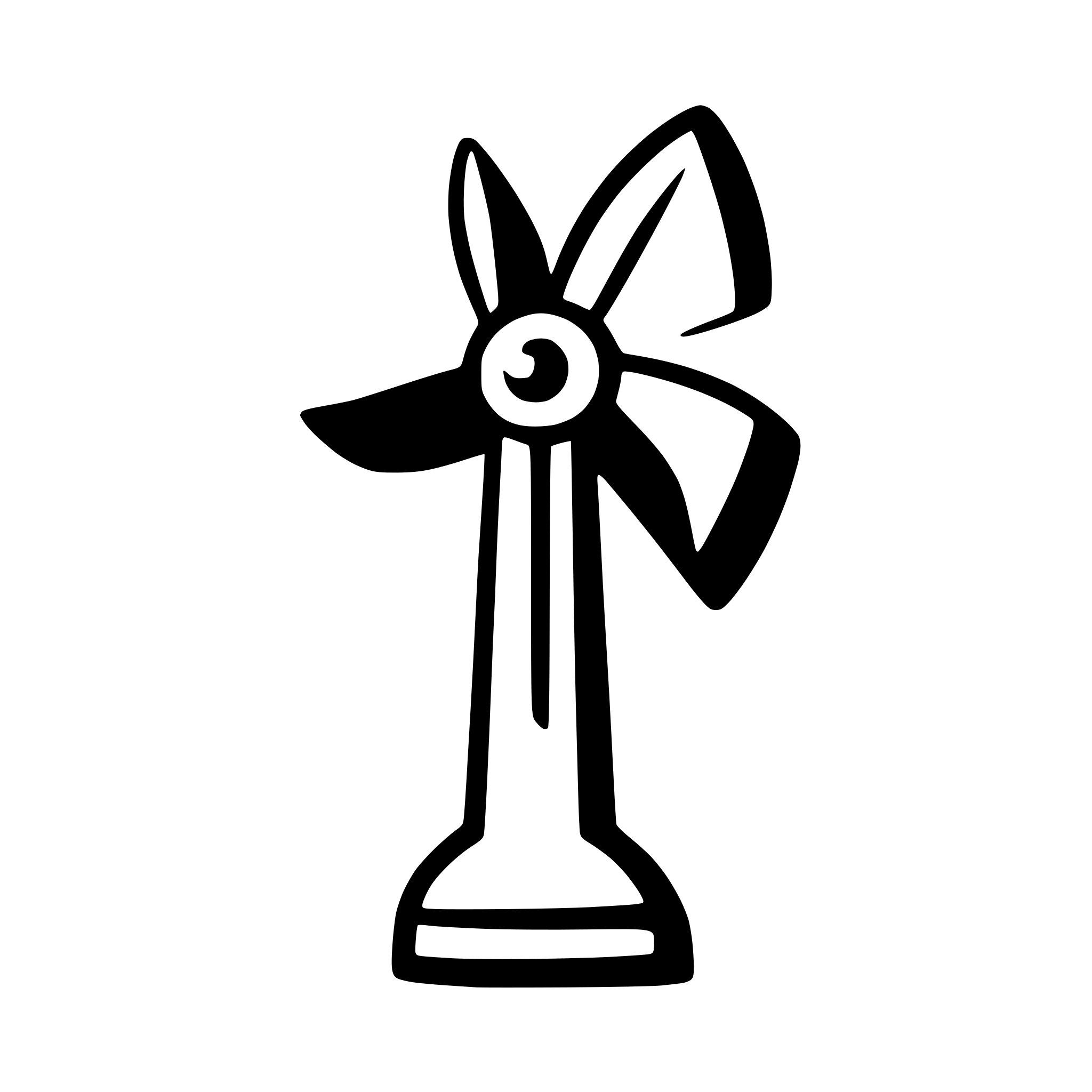 AI-generated SVG of 'wind generator'