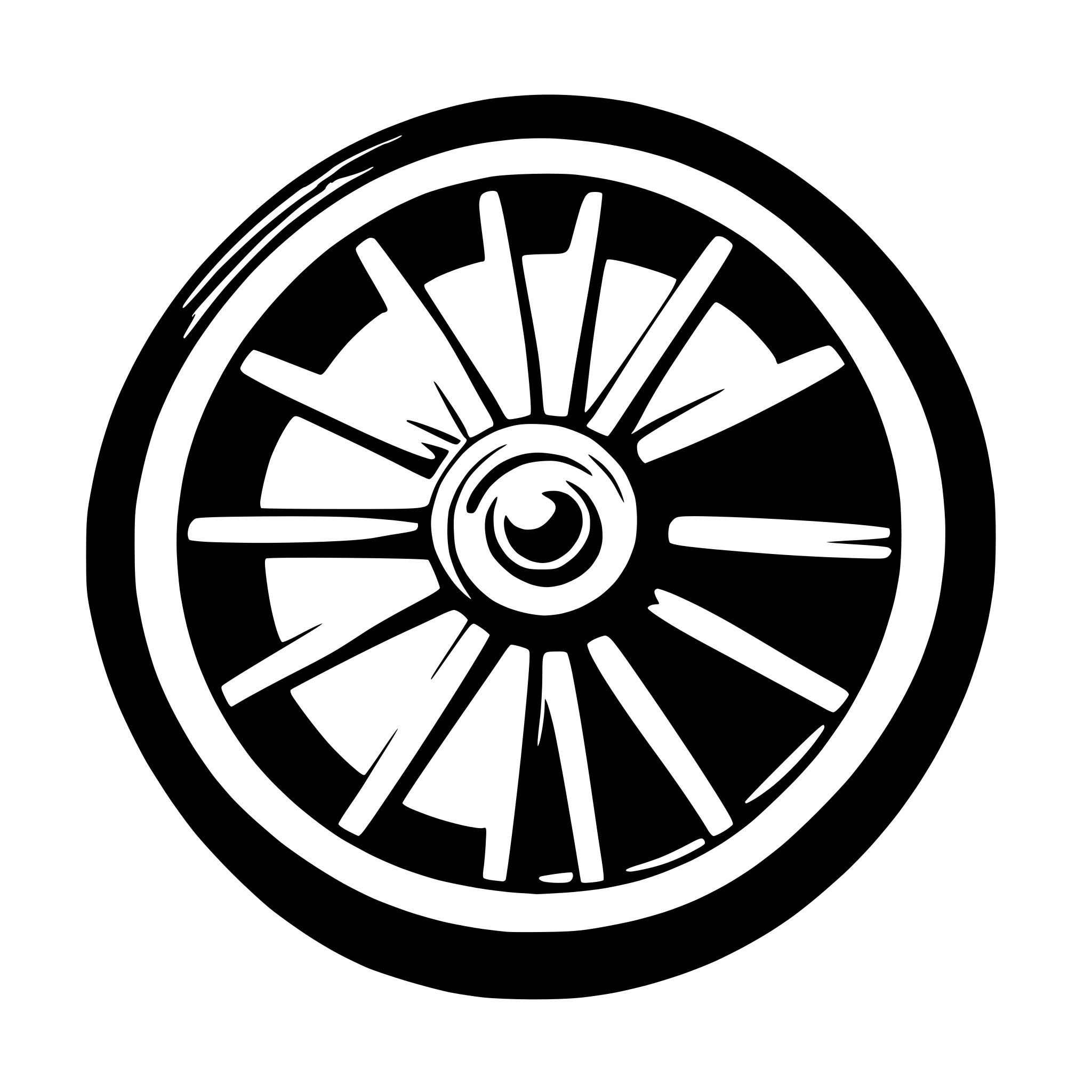 AI-generated SVG of a wheel