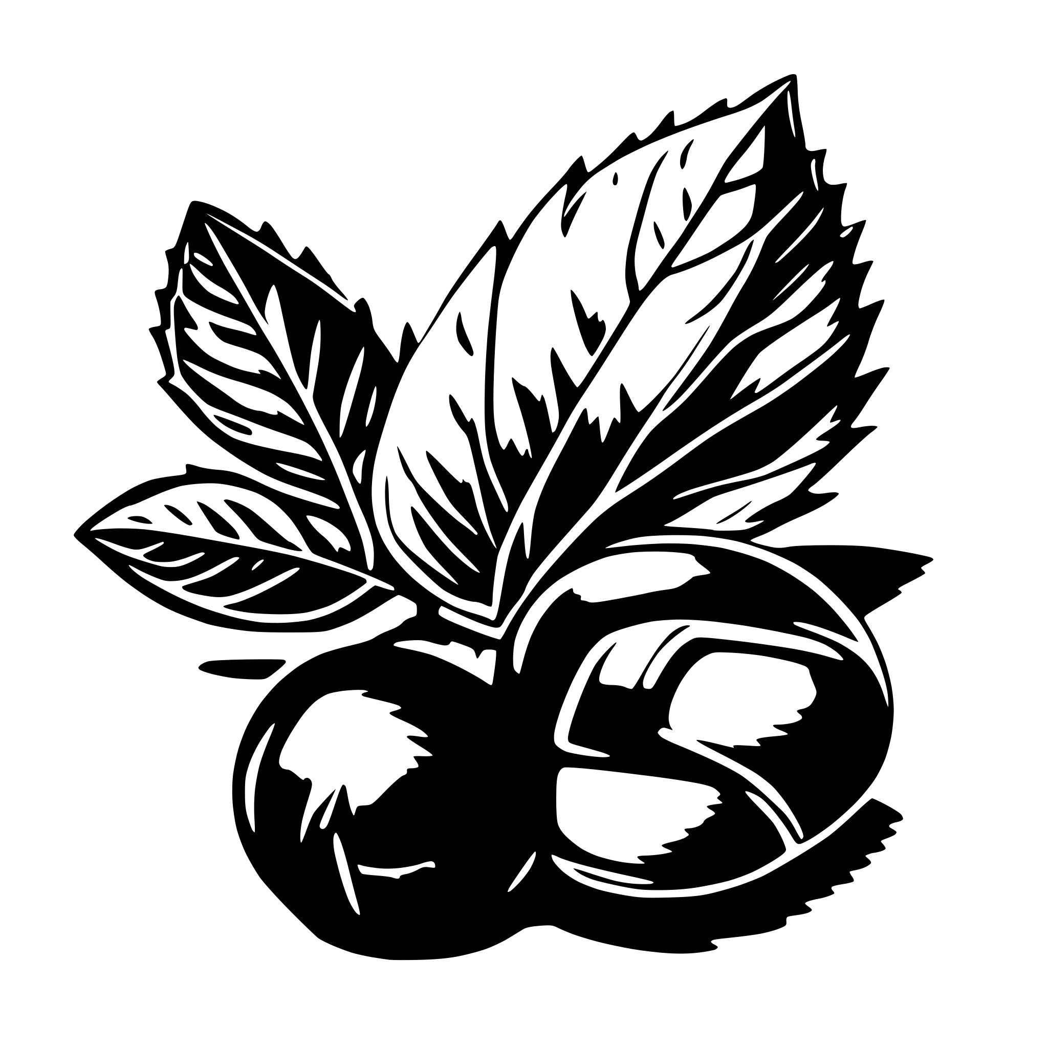 AI-generated SVG of 'chestnut'