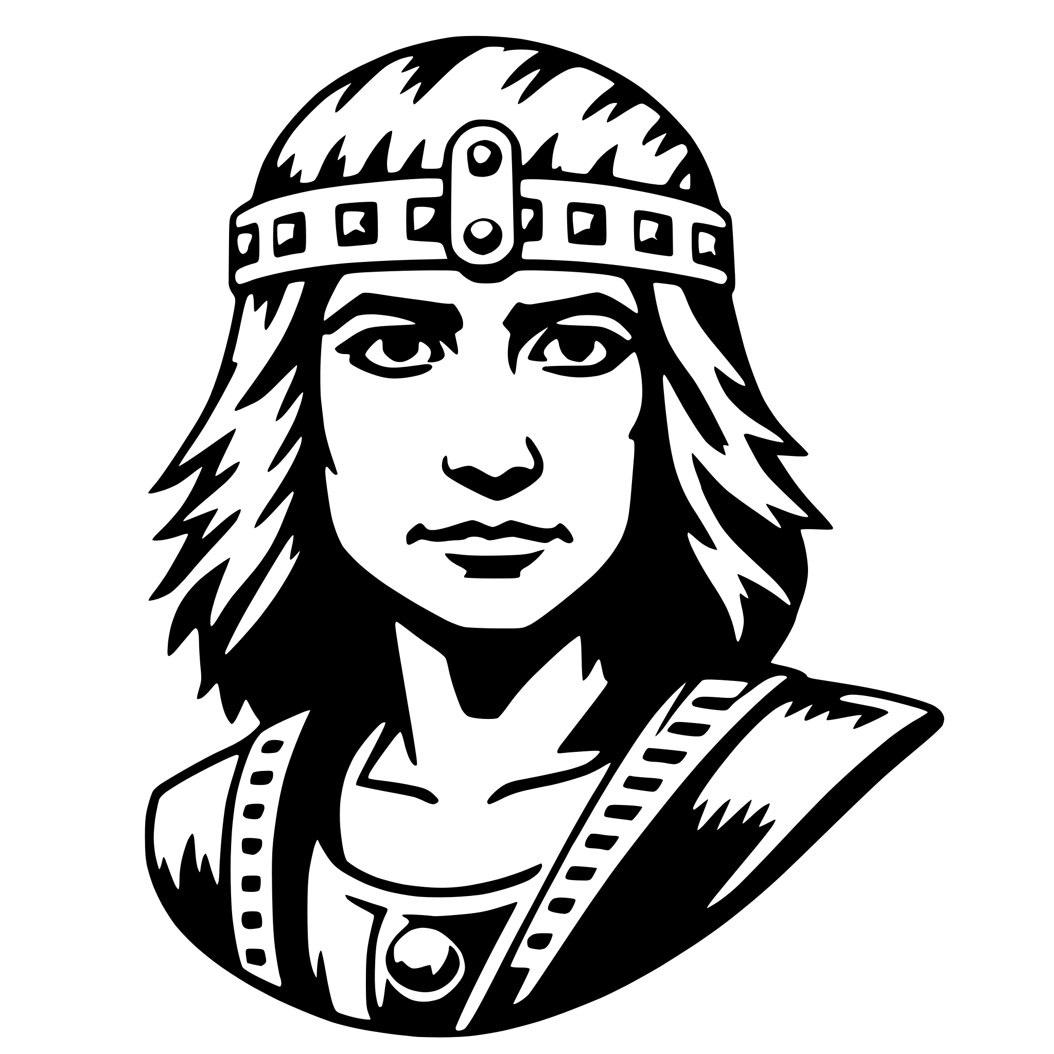 AI-generated SVG of 'enki'
