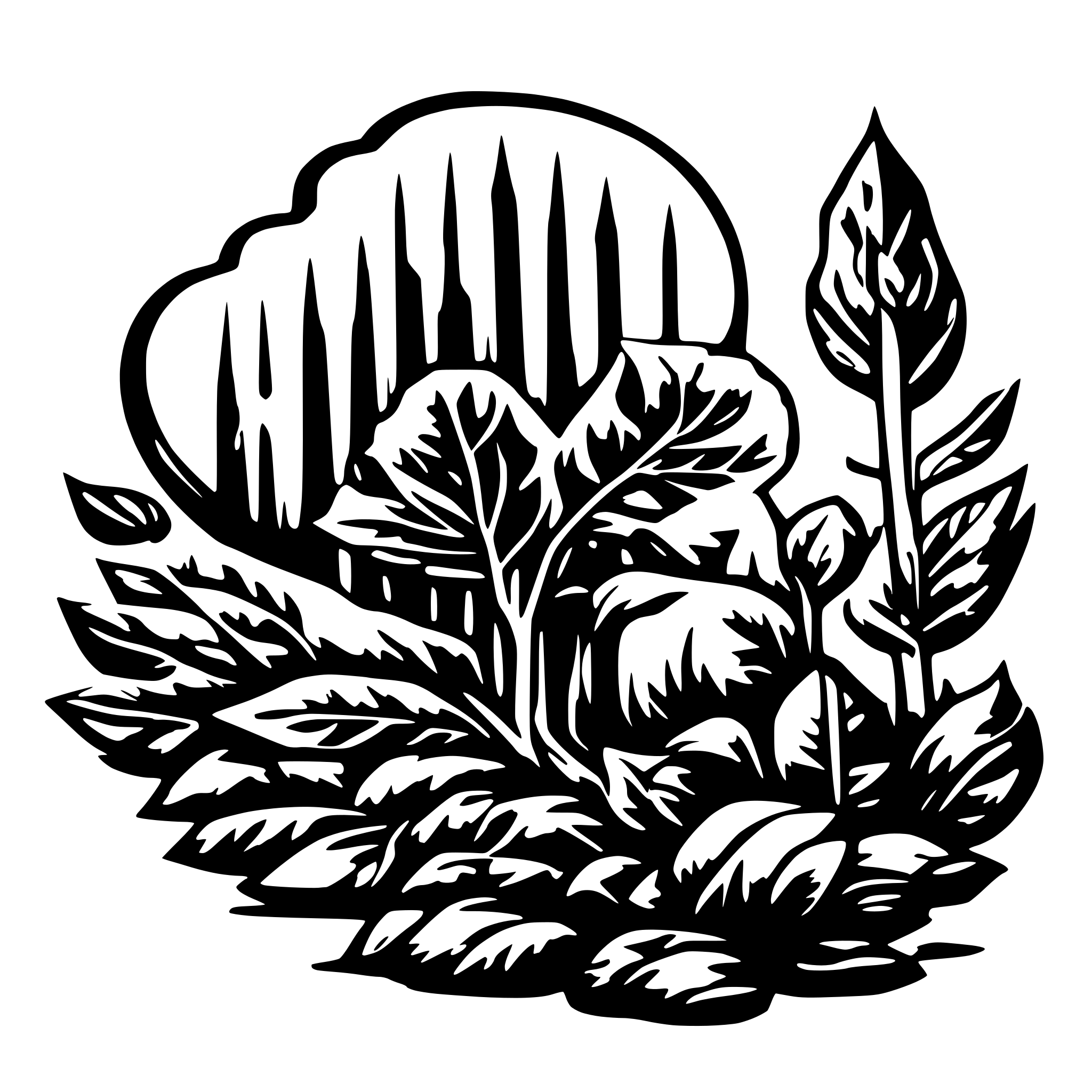 AI-generated SVG of a Old school