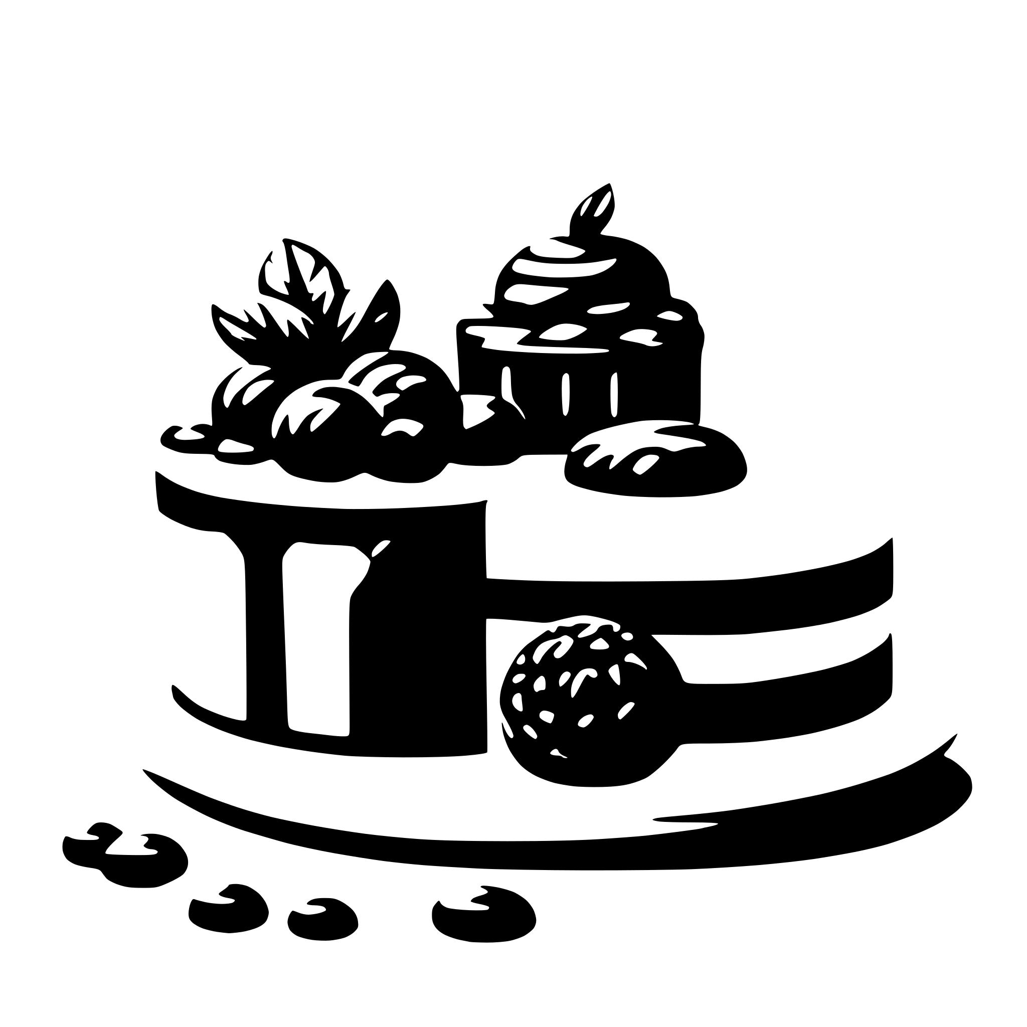 AI-generated SVG of a dessert