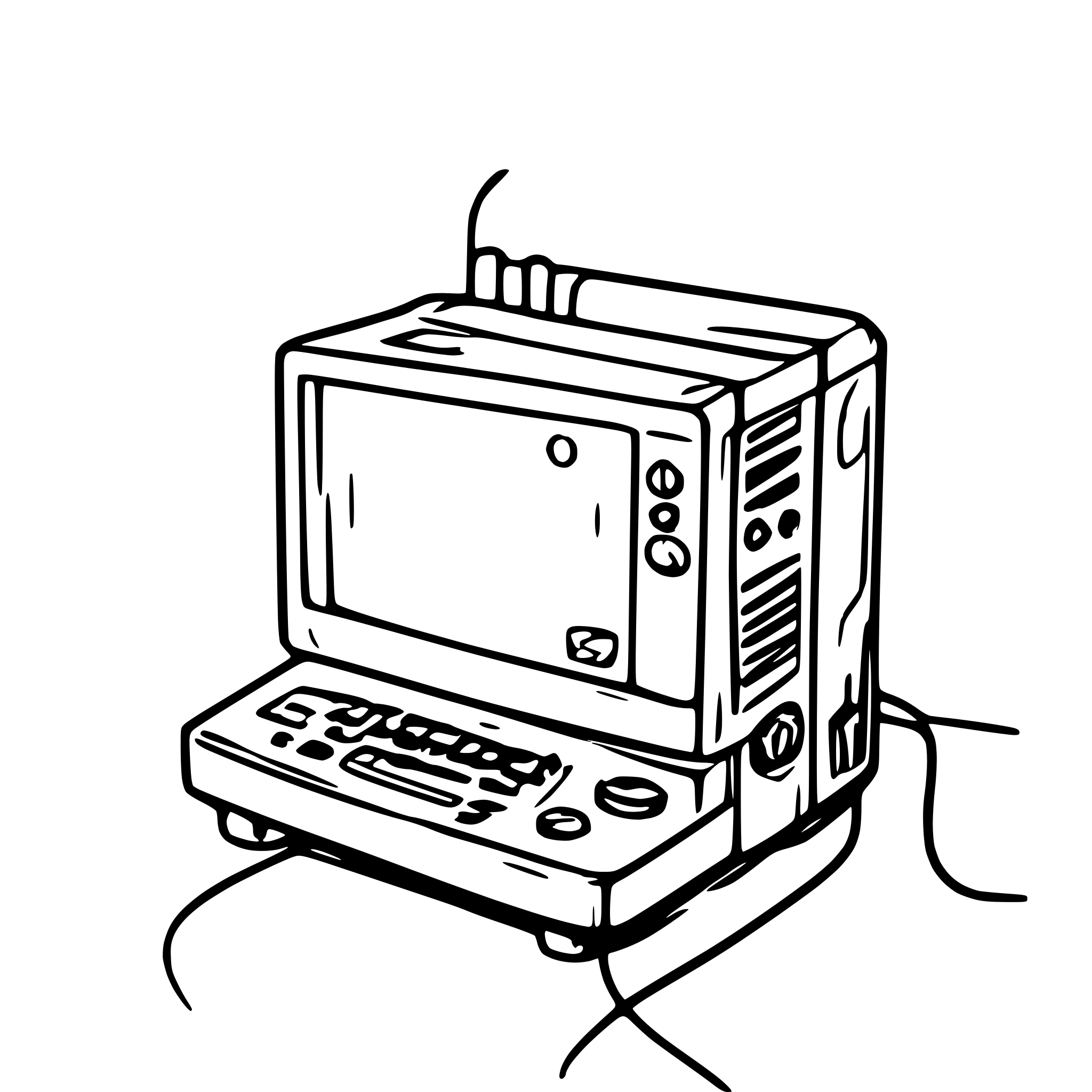 AI-generated SVG of 'electronic circuit'