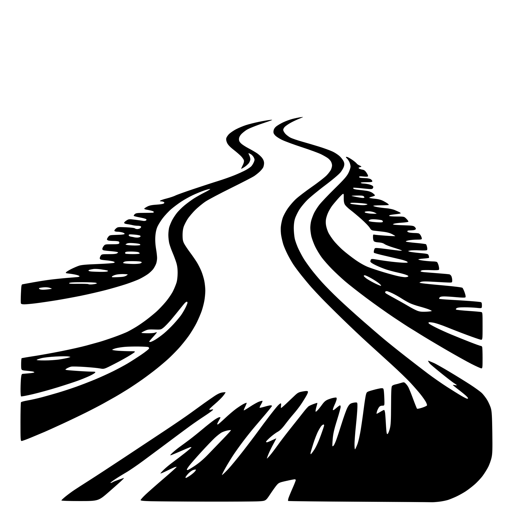 AI-generated SVG of 'tyre track vector path'