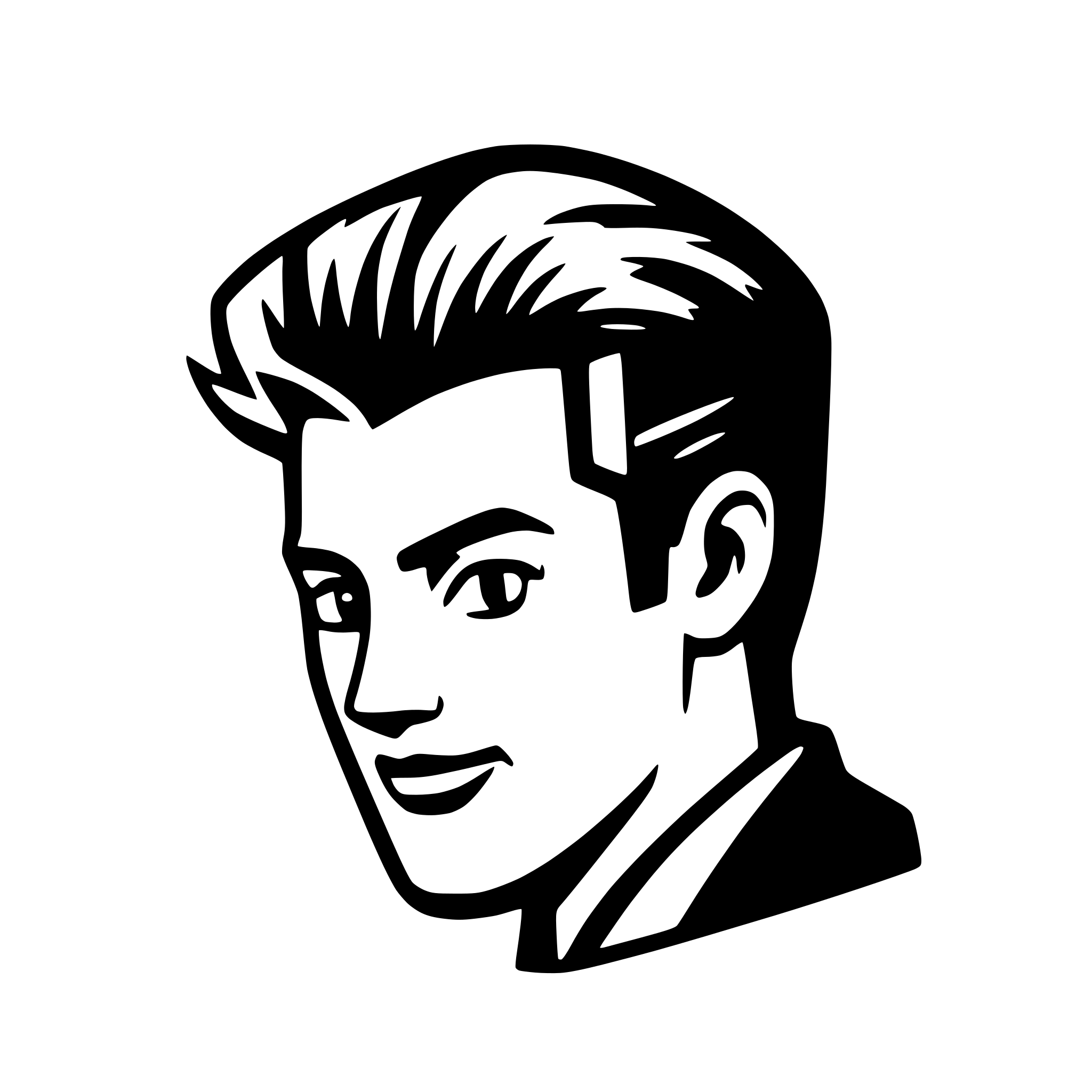 AI-generated SVG of a the word 