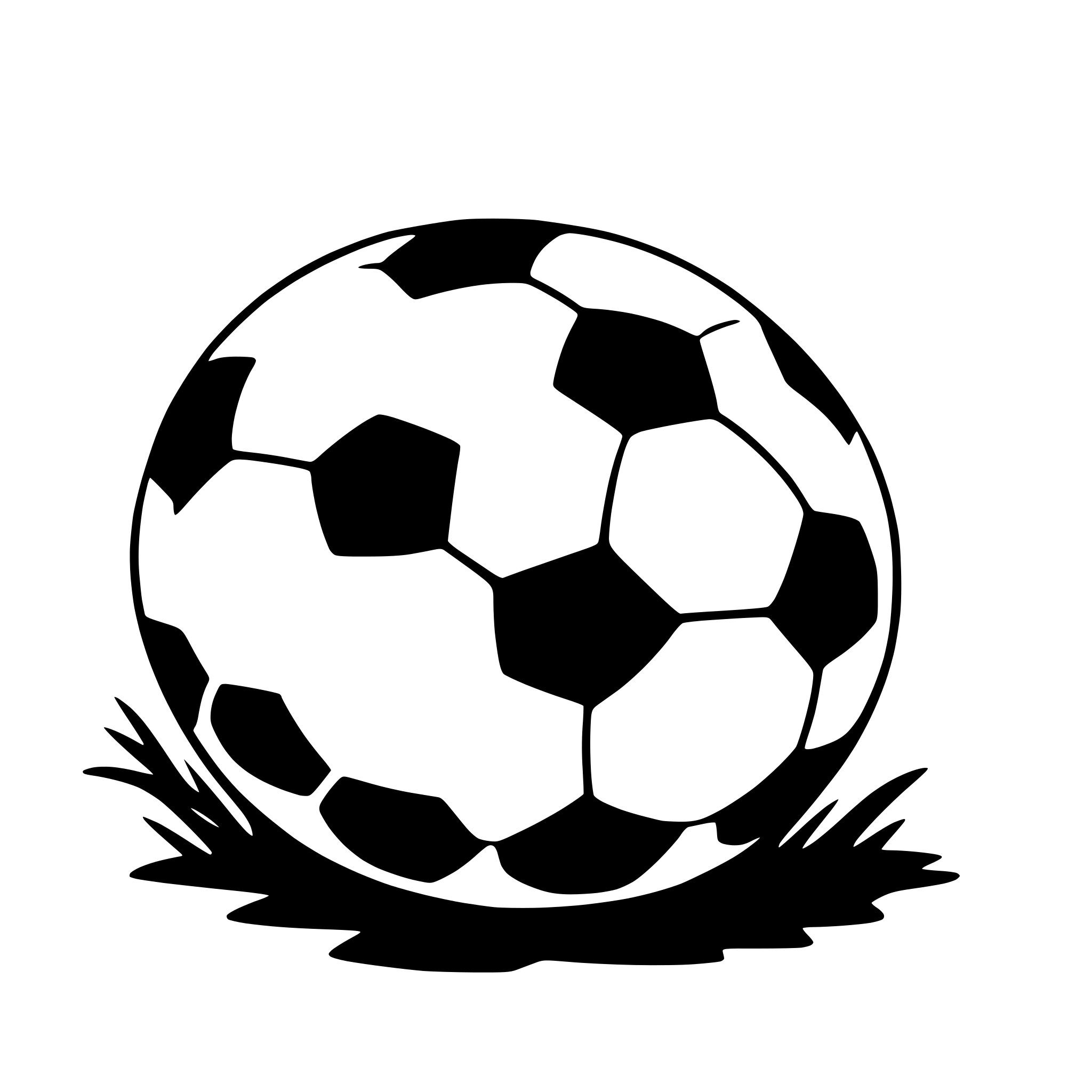 AI-generated SVG of 'soccer ball'