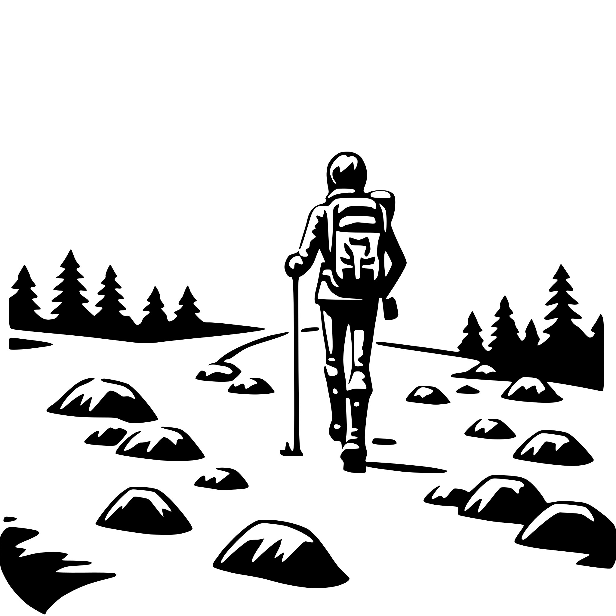 AI-generated SVG of 'glacier hiking adventure'