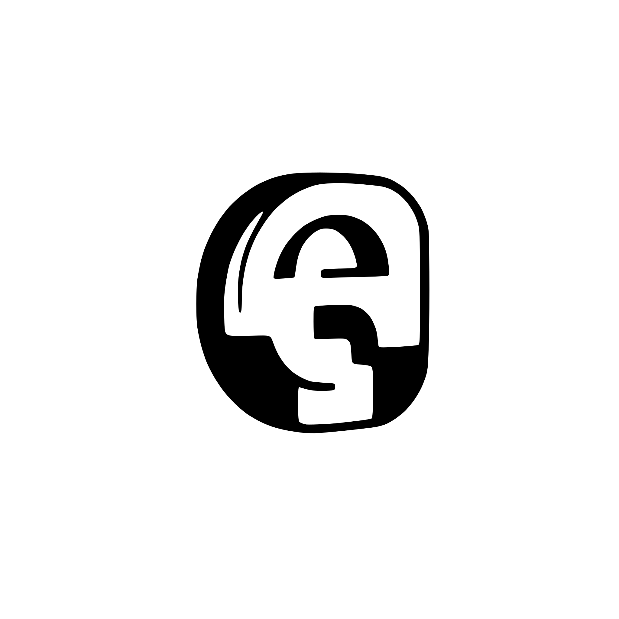 AI-generated SVG of 'letter R with @'