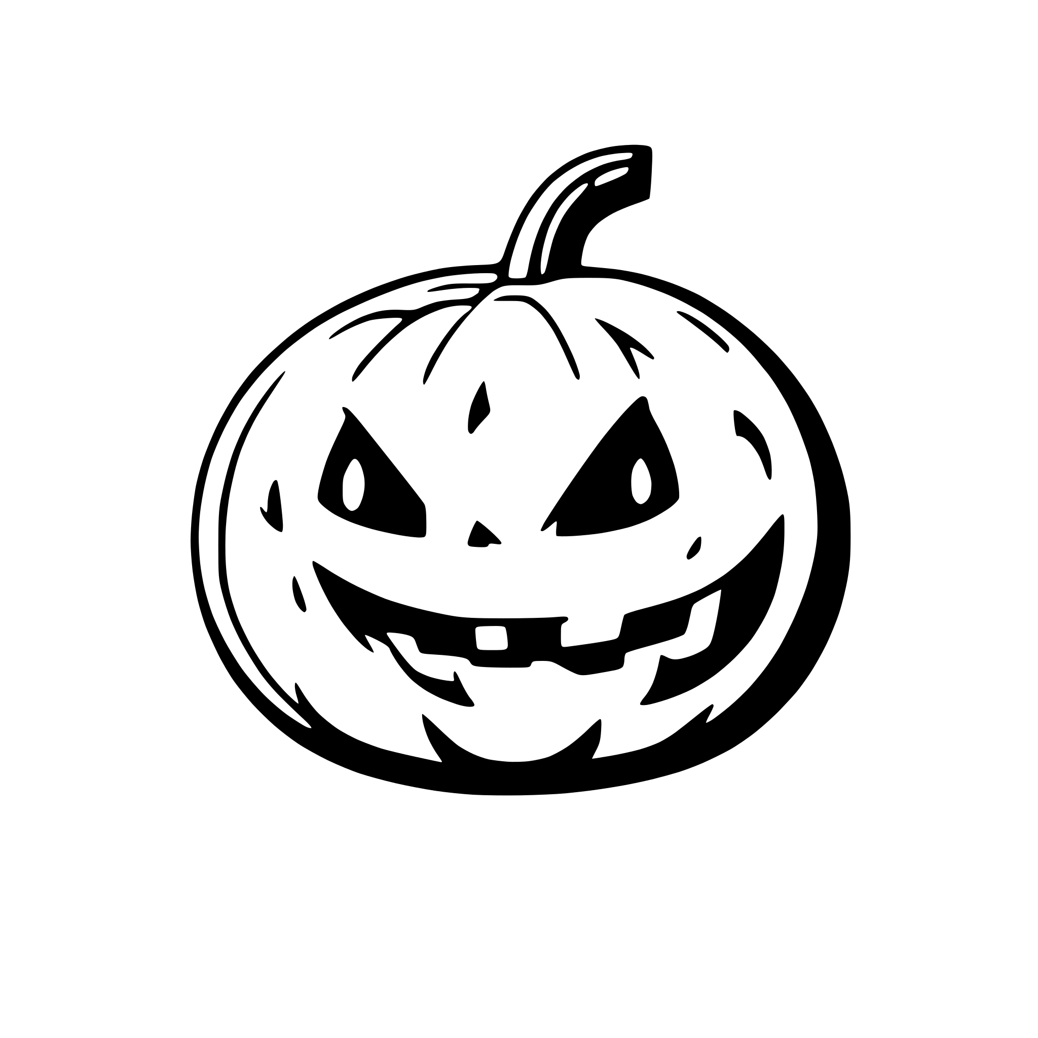 AI-generated SVG of 'pumpkin'