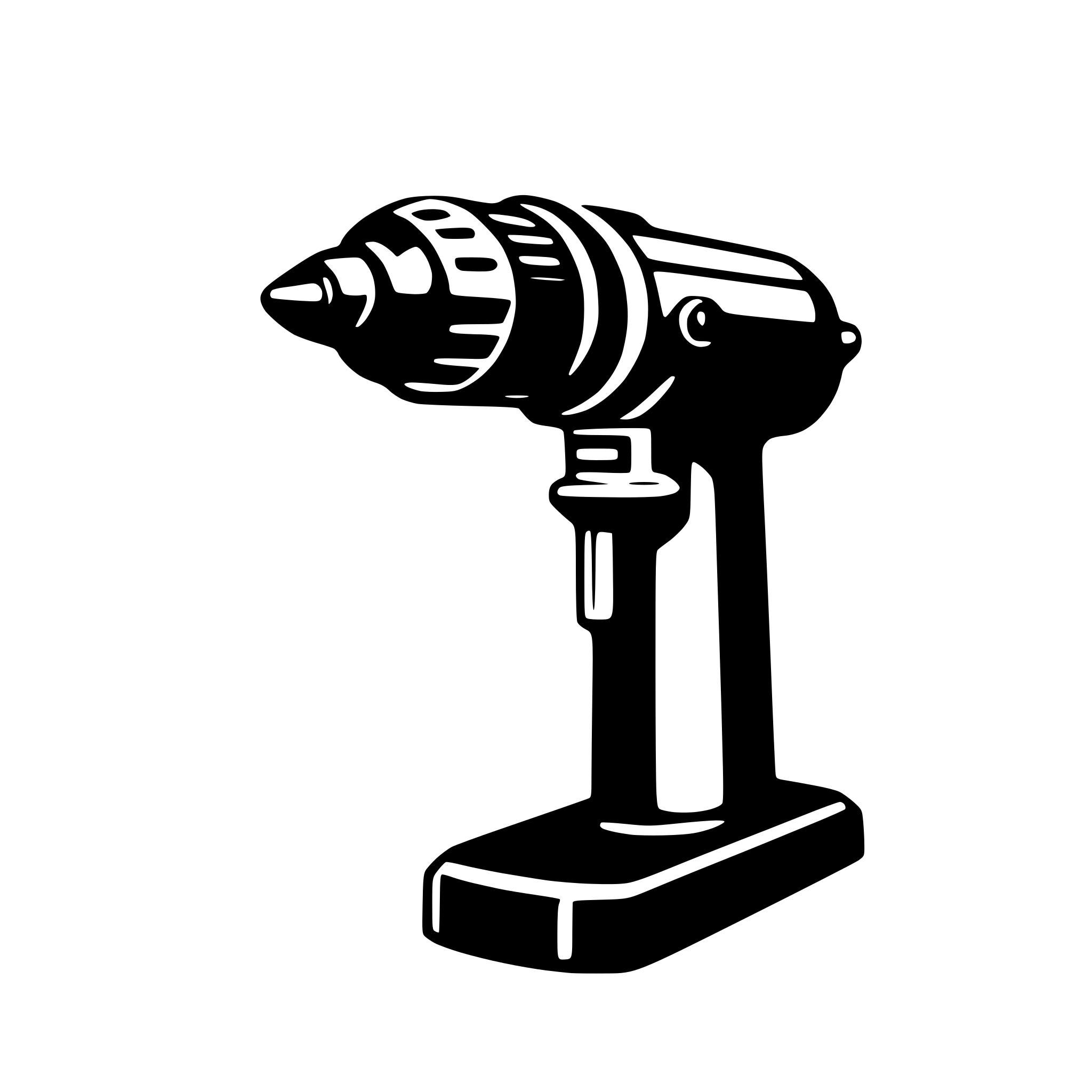 AI-generated SVG of 'electric drill'