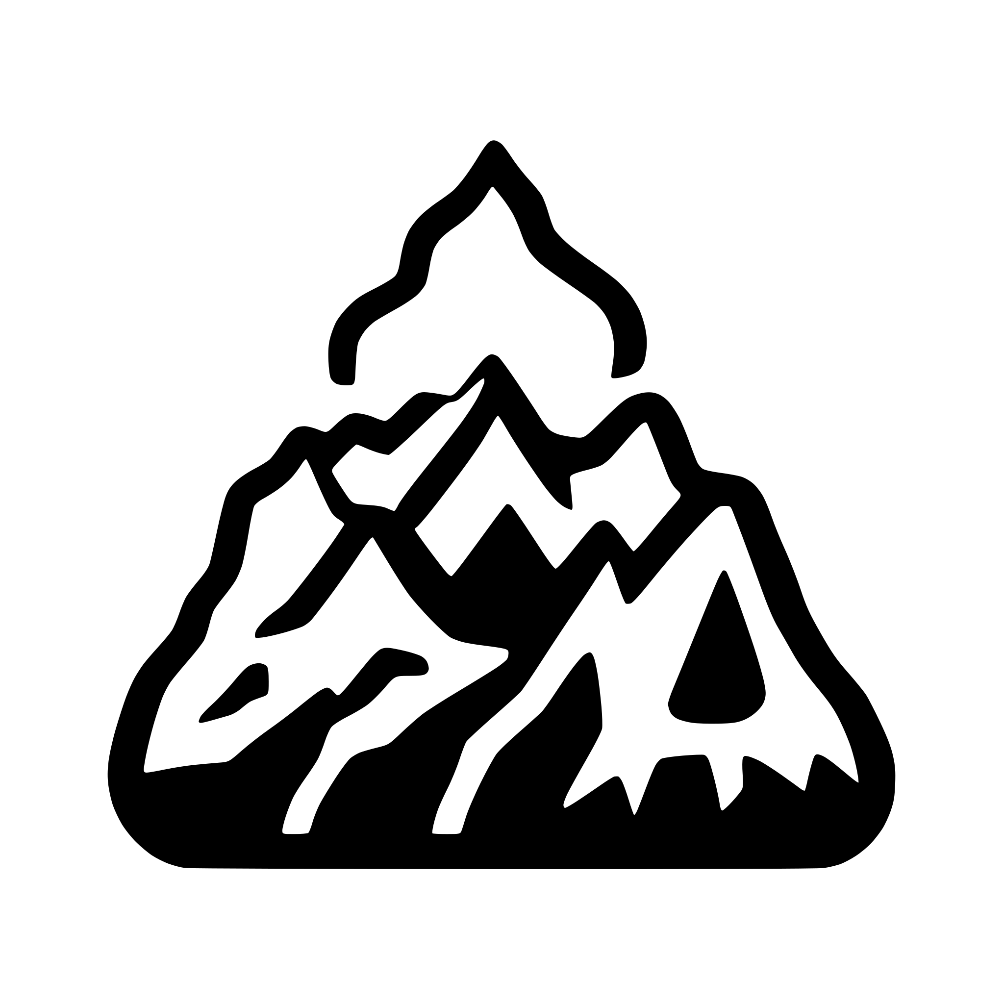 AI-generated SVG of a placeholder image icon, mountains are also flames