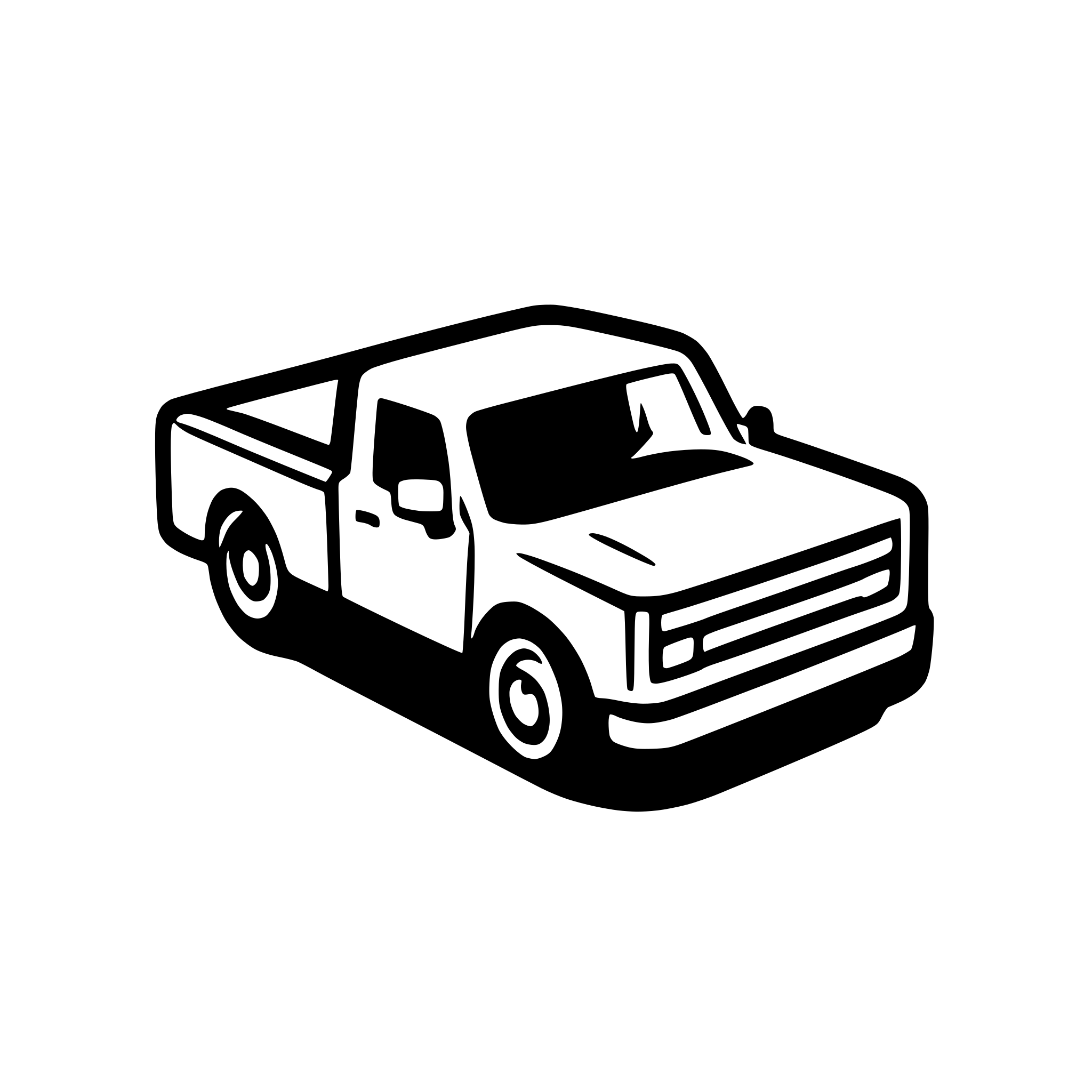 AI-generated SVG of a TOP DOWN, pickup truck, map icon