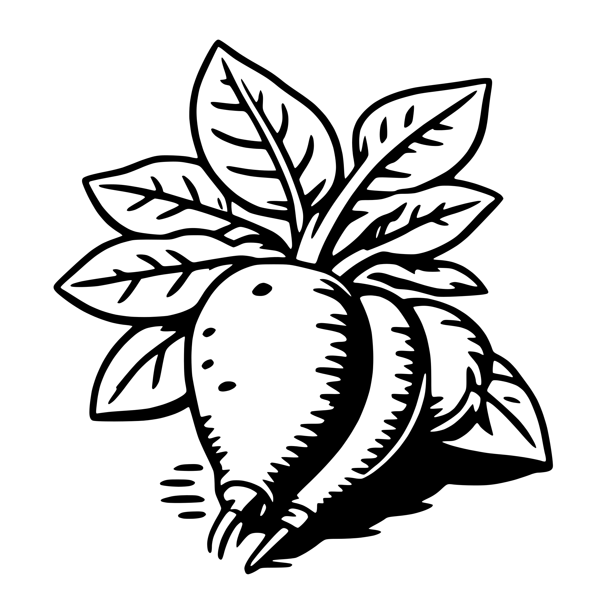 The SVG depicts a stylized illustration of a carrot with its top greens. The carrot is elongated with a tapered end and is colored in shades of brown and white, suggesting a natural, earthy tone. The greens are detailed with individual leaf shapes, and the entire illustration is outlined in a darker shade, providing contrast against the lighter background. The carrot is positioned in a way that the top greens are slightly elevated above the carrot body, giving the impression of growth or freshness. The style of the illustration is simple and cartoonish, with clean lines and minimal shading. 