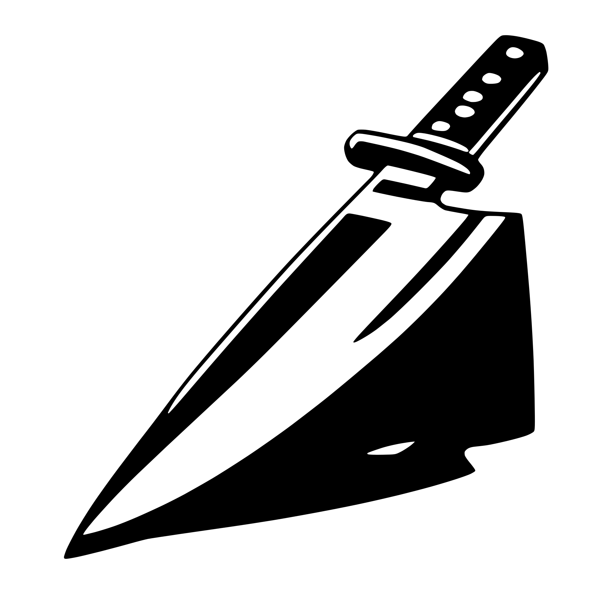 AI-generated SVG of 'kitchen knife'