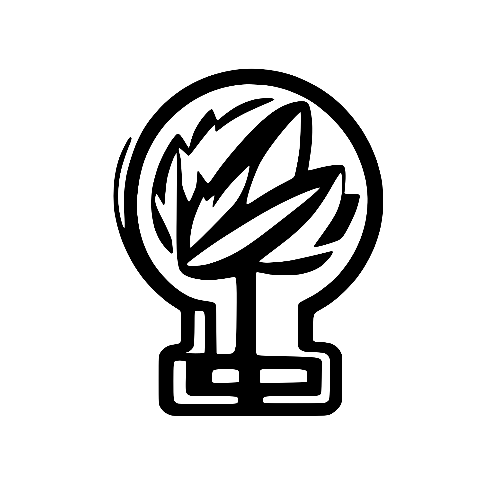 AI-generated SVG of a Similar to the larvel icon but SBQ instead of an L