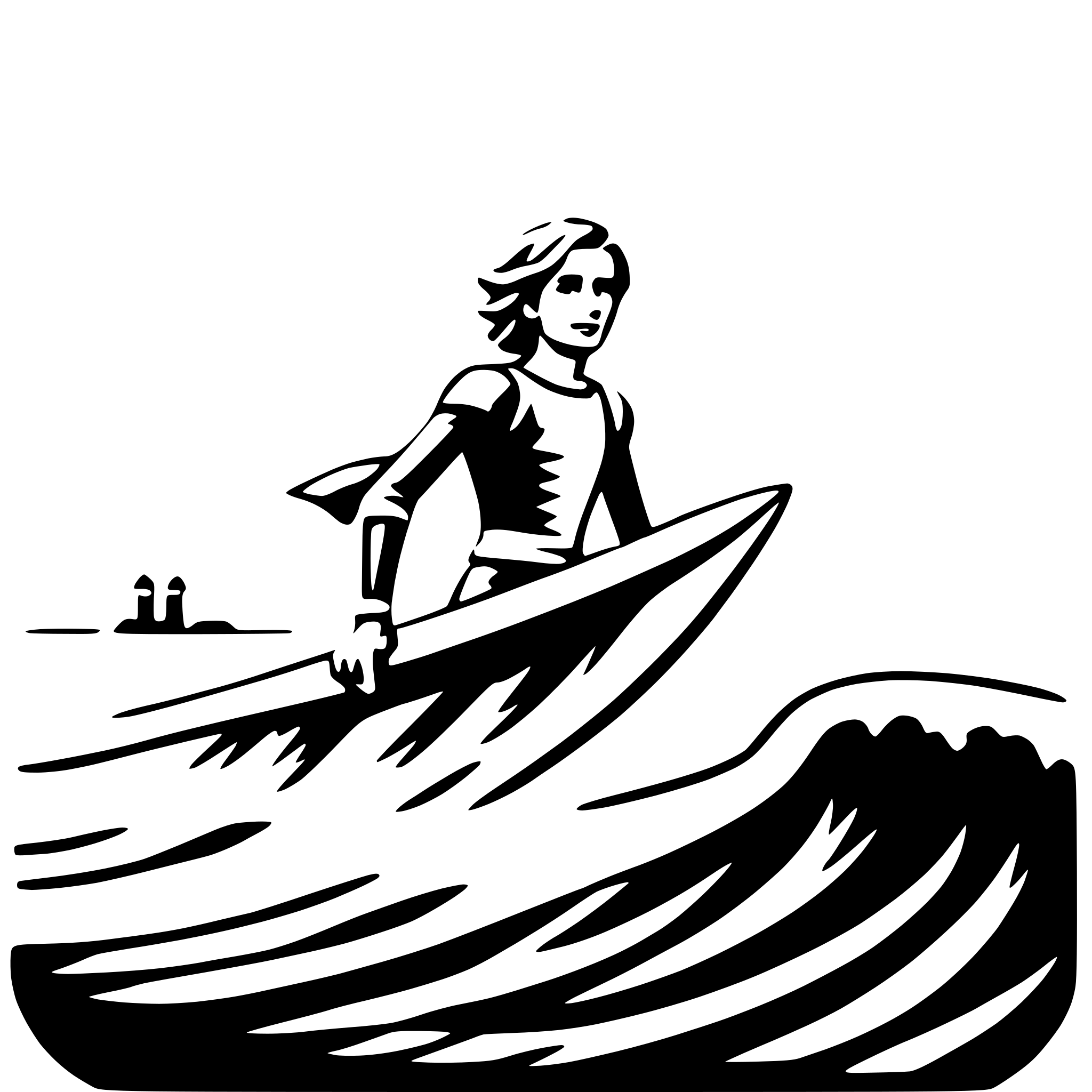 AI-generated SVG of 'surfer riding wave'