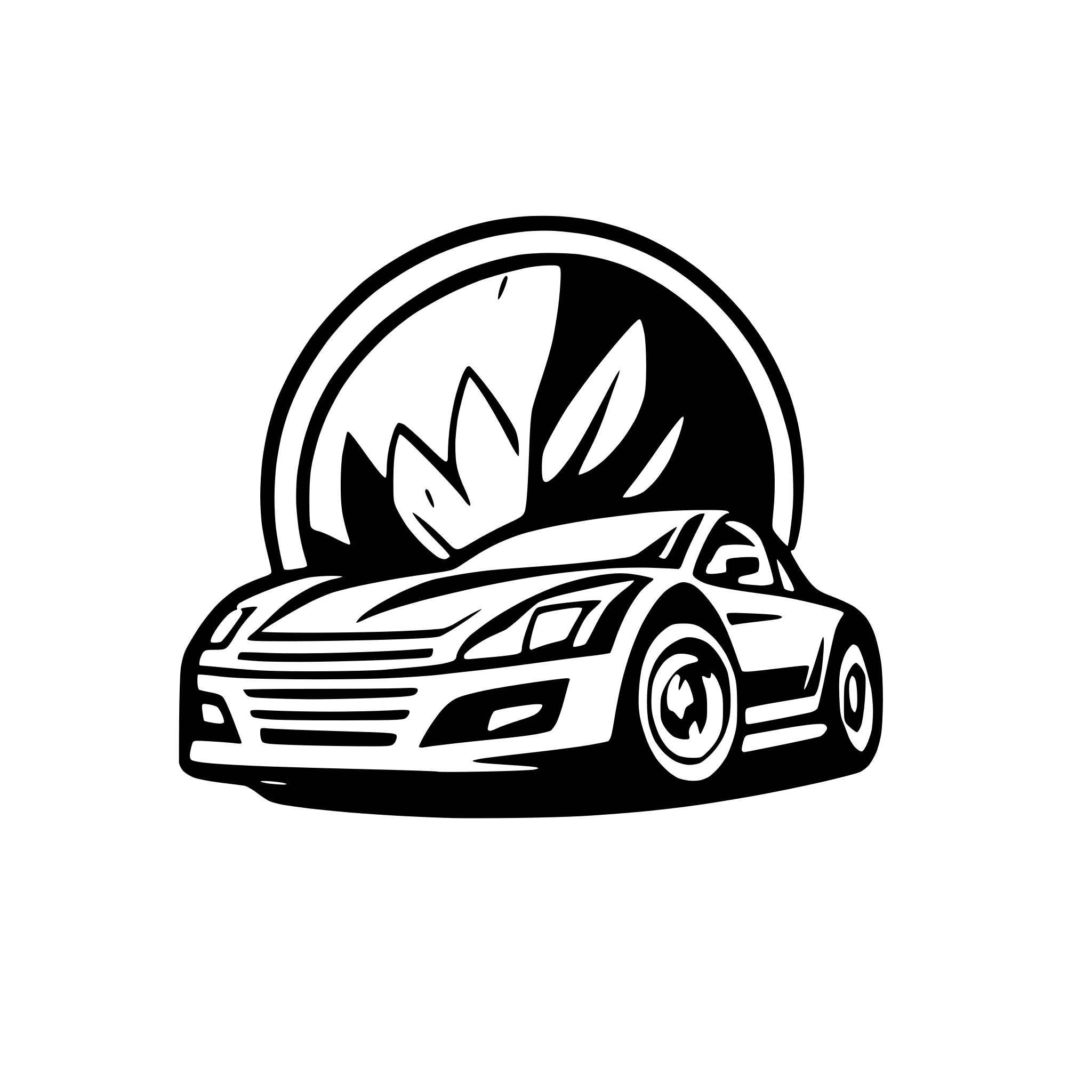 AI-generated SVG of a sport car service
