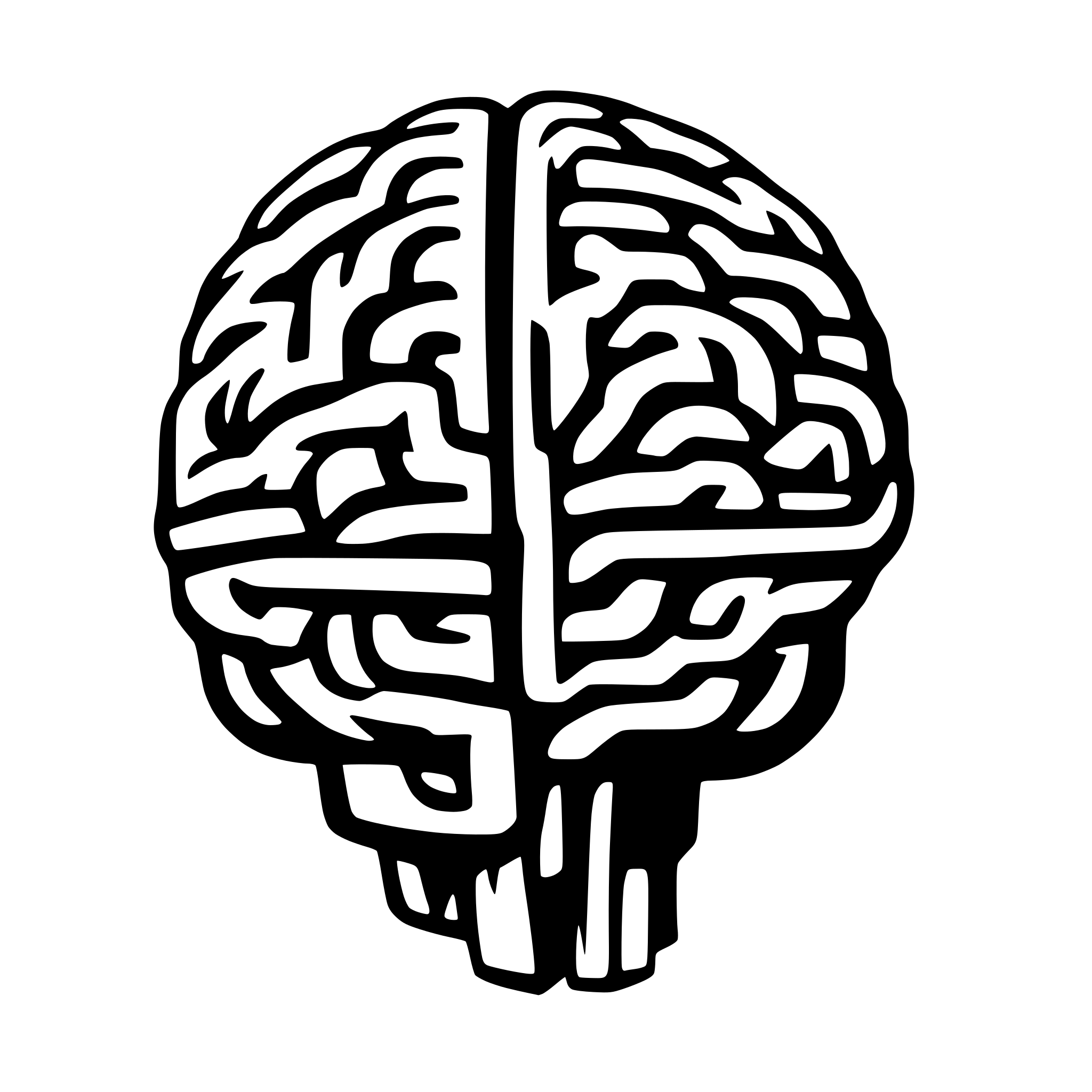AI-generated SVG of 'brain'