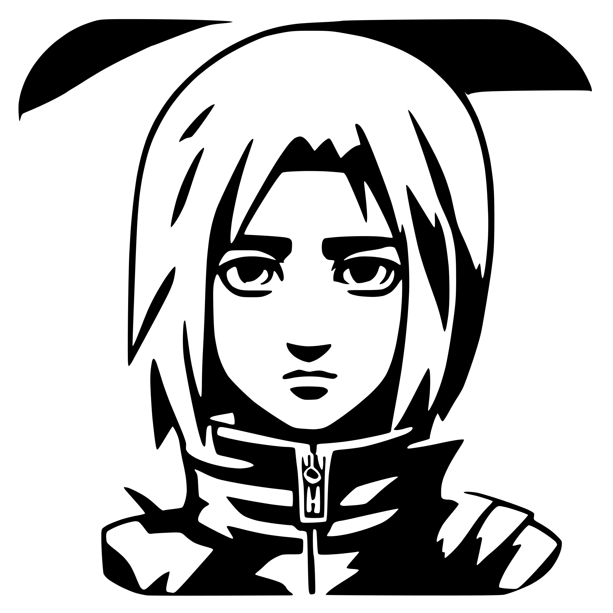 AI-generated SVG of a naruto