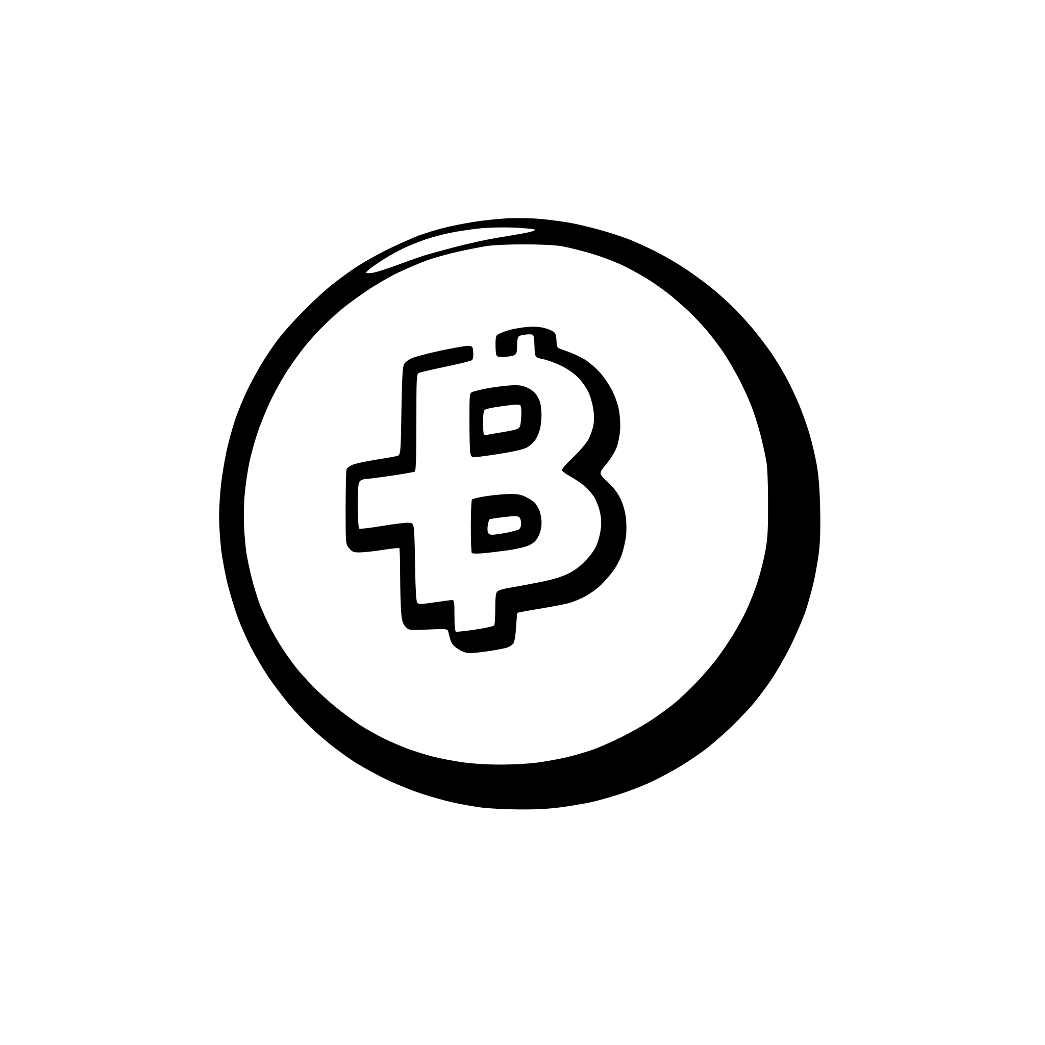 AI-generated SVG of a generate coin with B symbol bun ton bitcoin